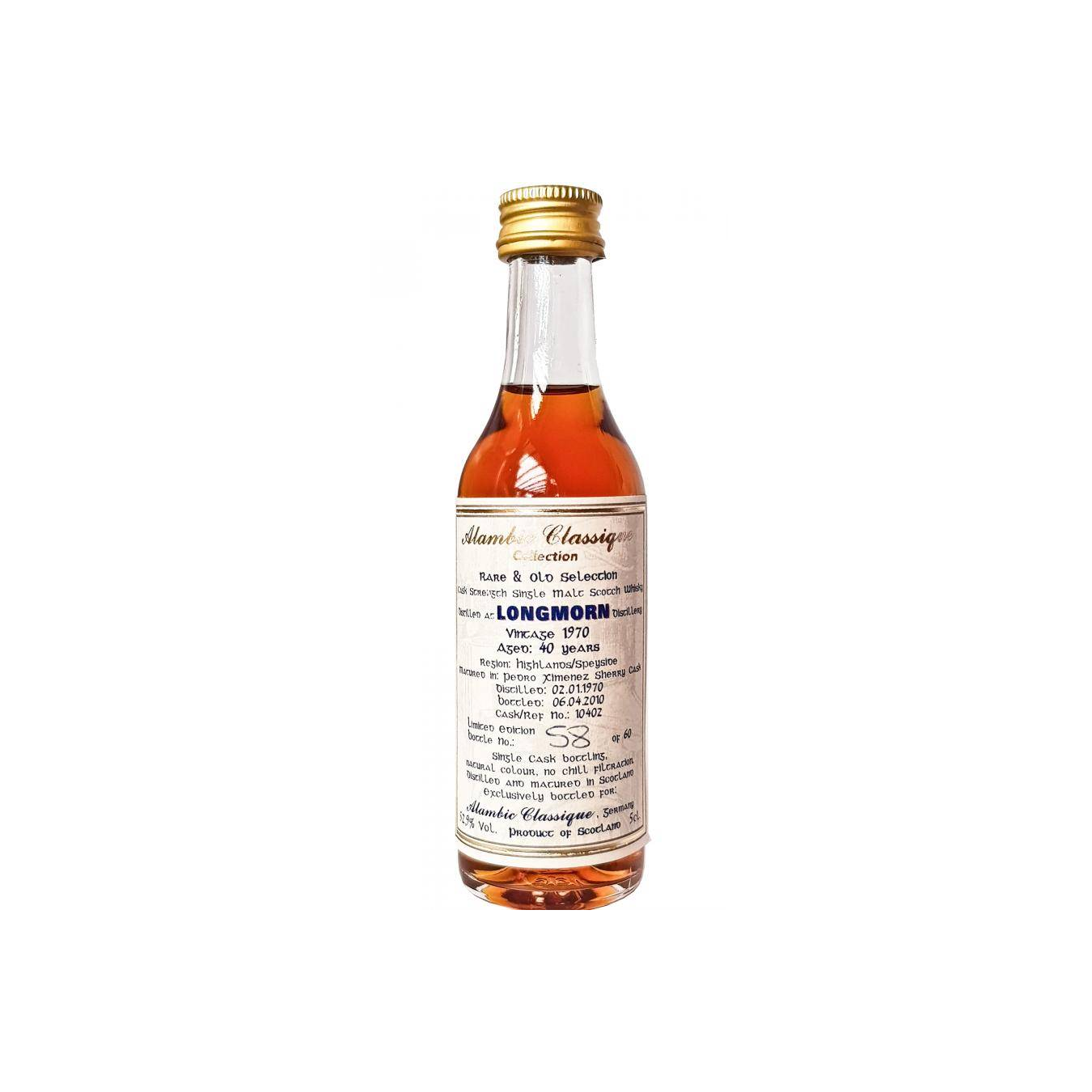 Longmorn 1970 40 Years Single Malt Whisky 2