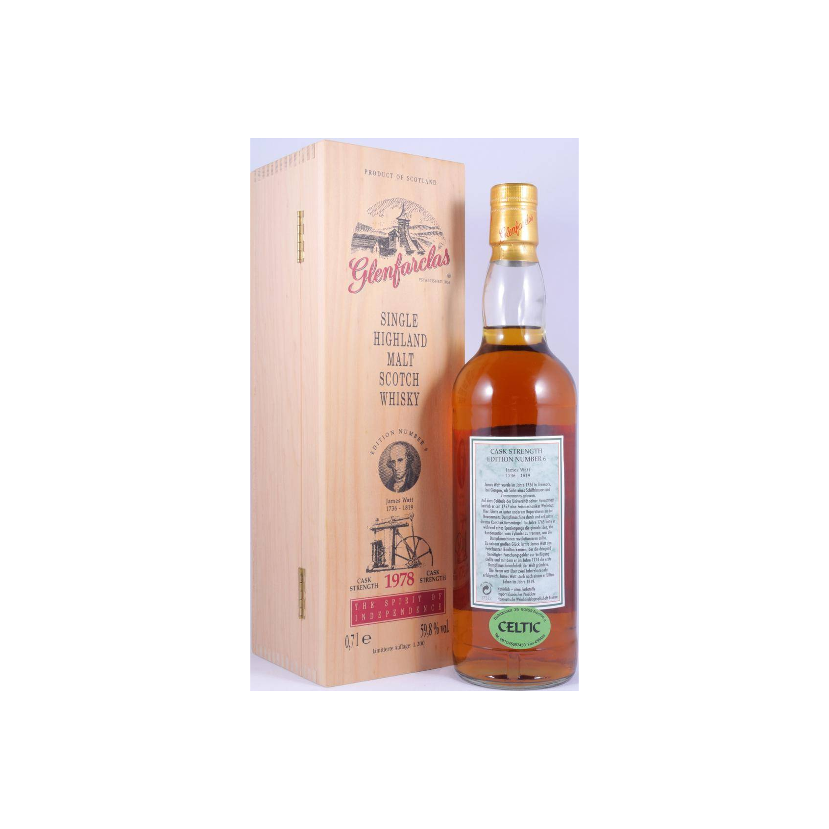 Glenfarclas 1978 21 Years Single Malt Whisky 3
