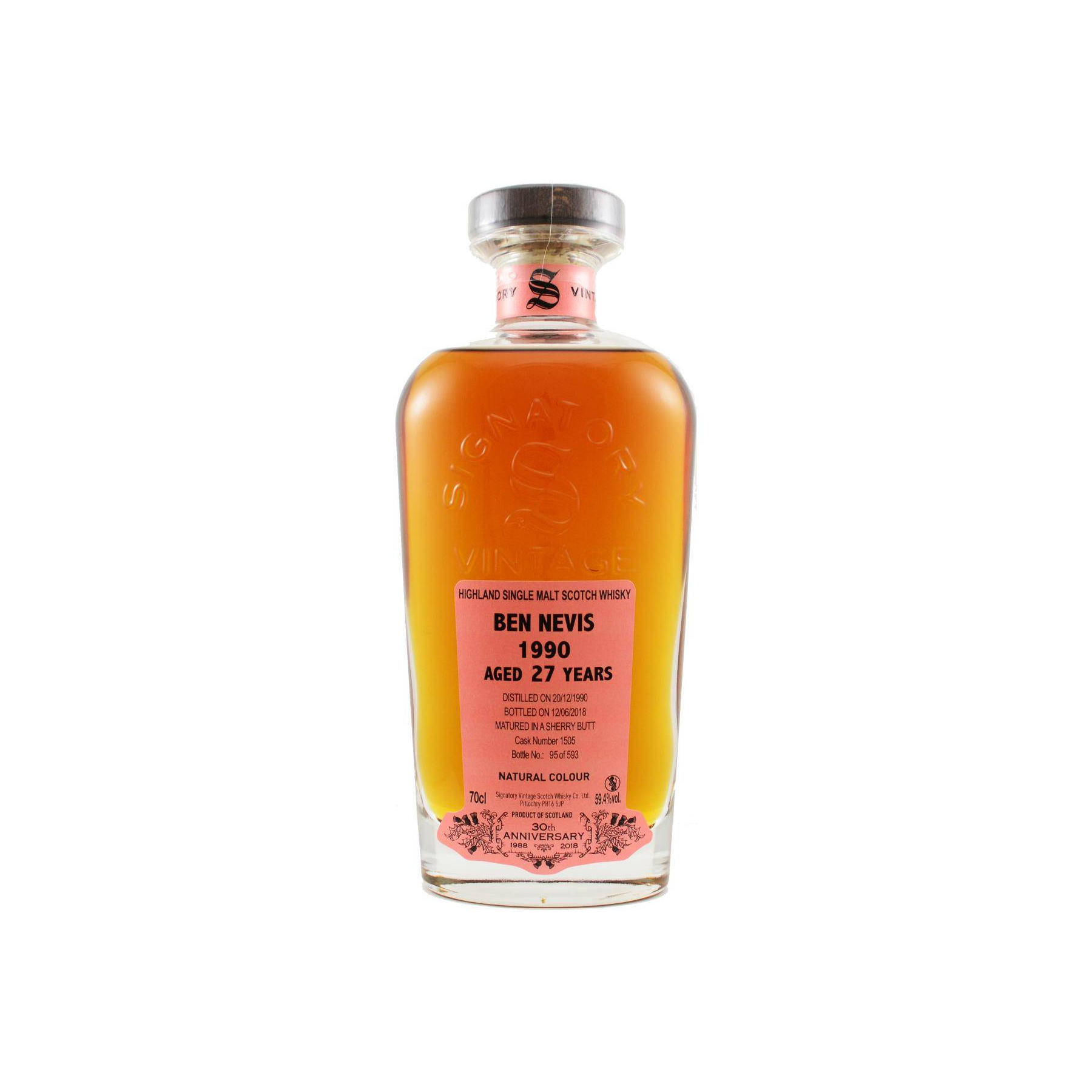 Ben Nevis 1990 27 Years Single Malt Whisky