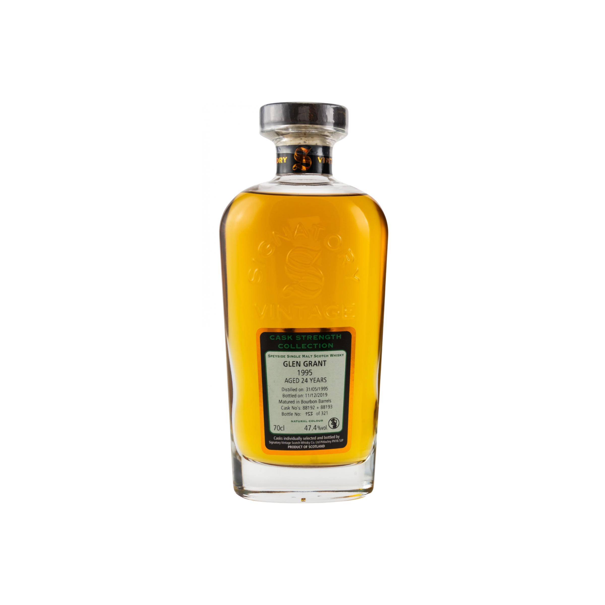 Glen Grant Cask Strength Collection 1995 24 Years Single Malt Whisky