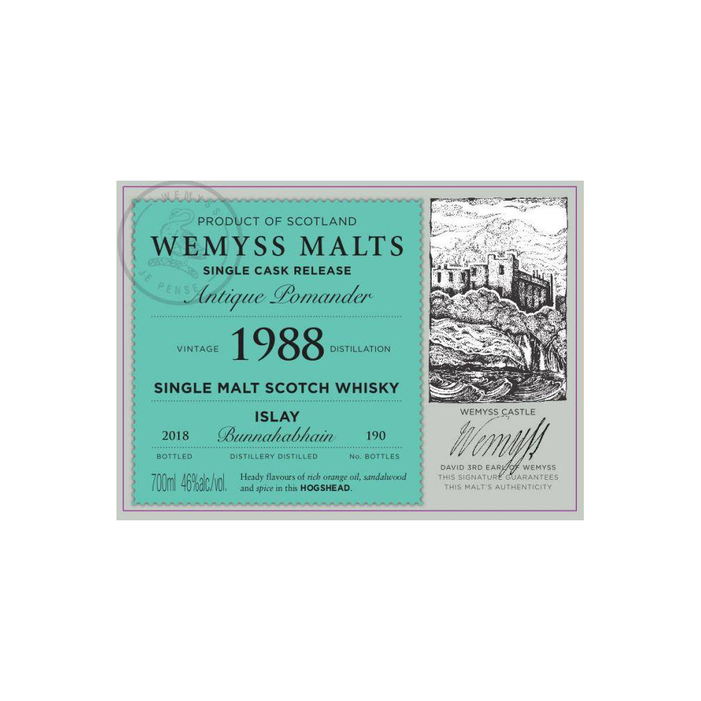 Bunnahabhain 1988 30 Years Single Malt Whisky 2