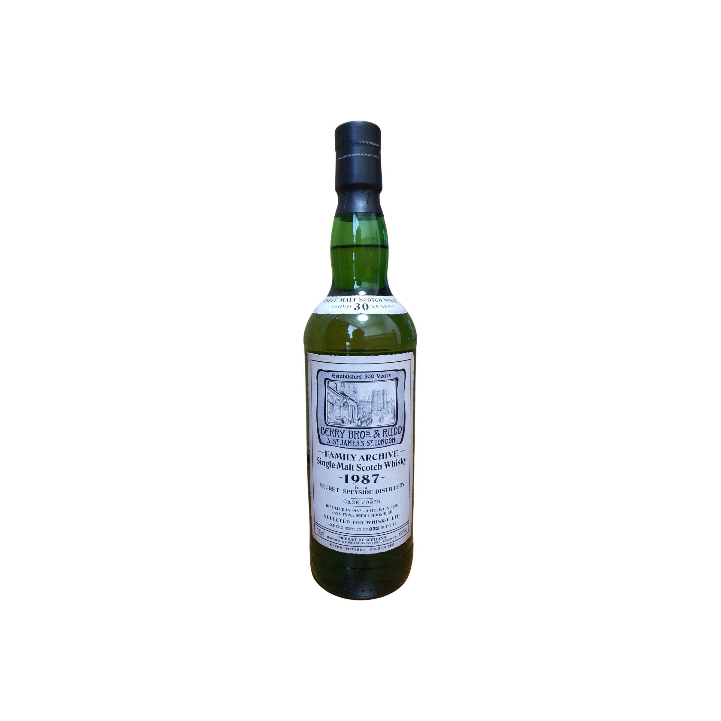 Berry Bros. & Rudd 1987 30 Years Single Malt Whisky
