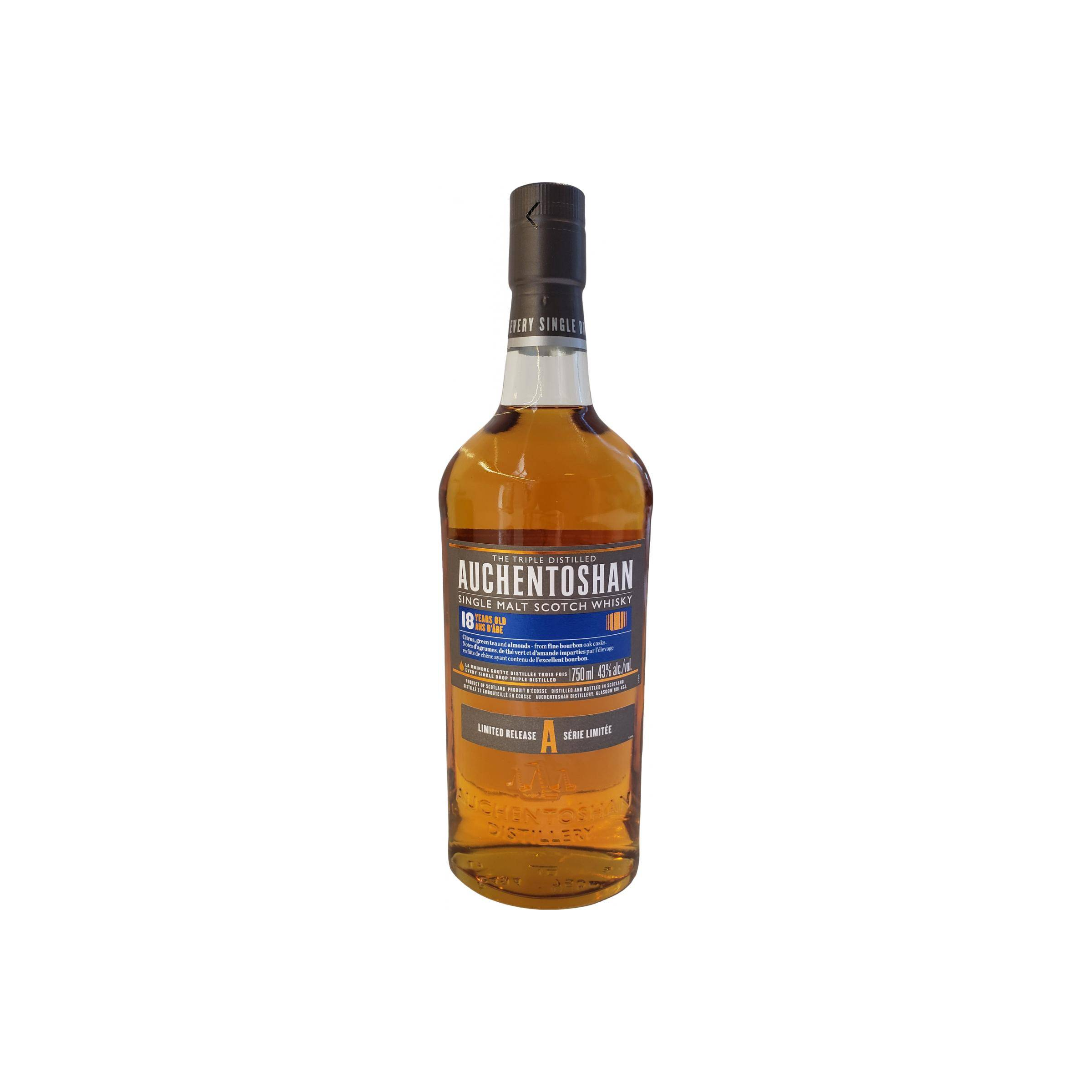 Auchentoshan 18 Years Single Malt Whisky