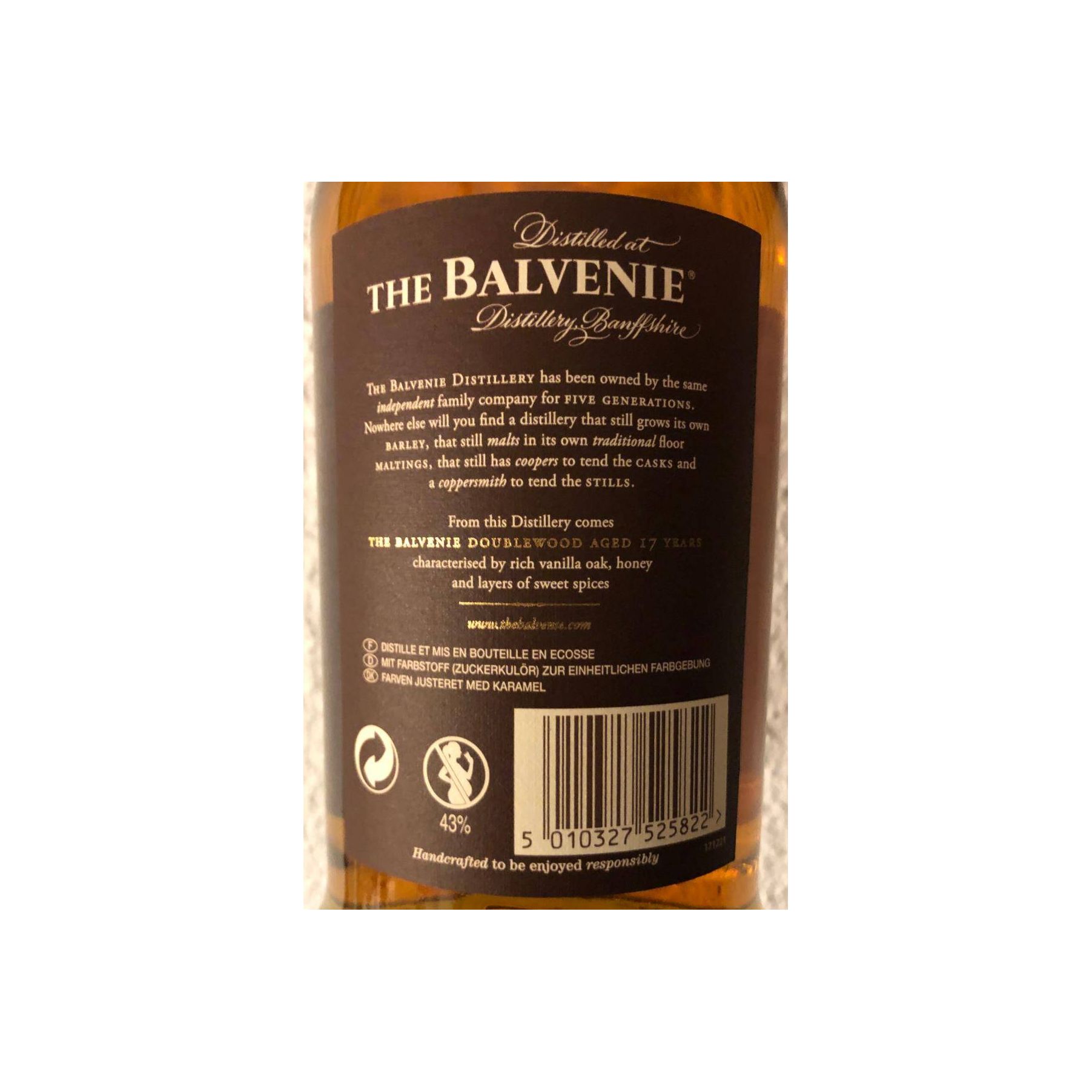 The Balvenie 17 Years Single Malt Whisky 3
