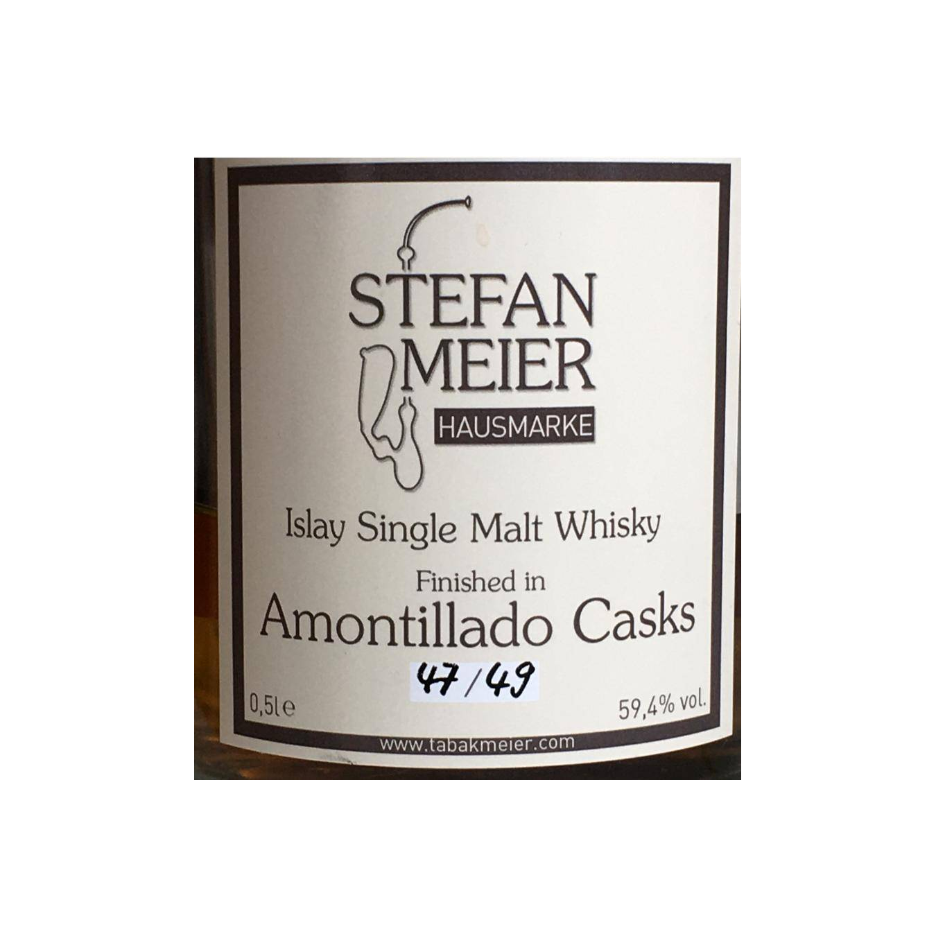 Stefan Meier Hausmarke Islay Amontillado Cask