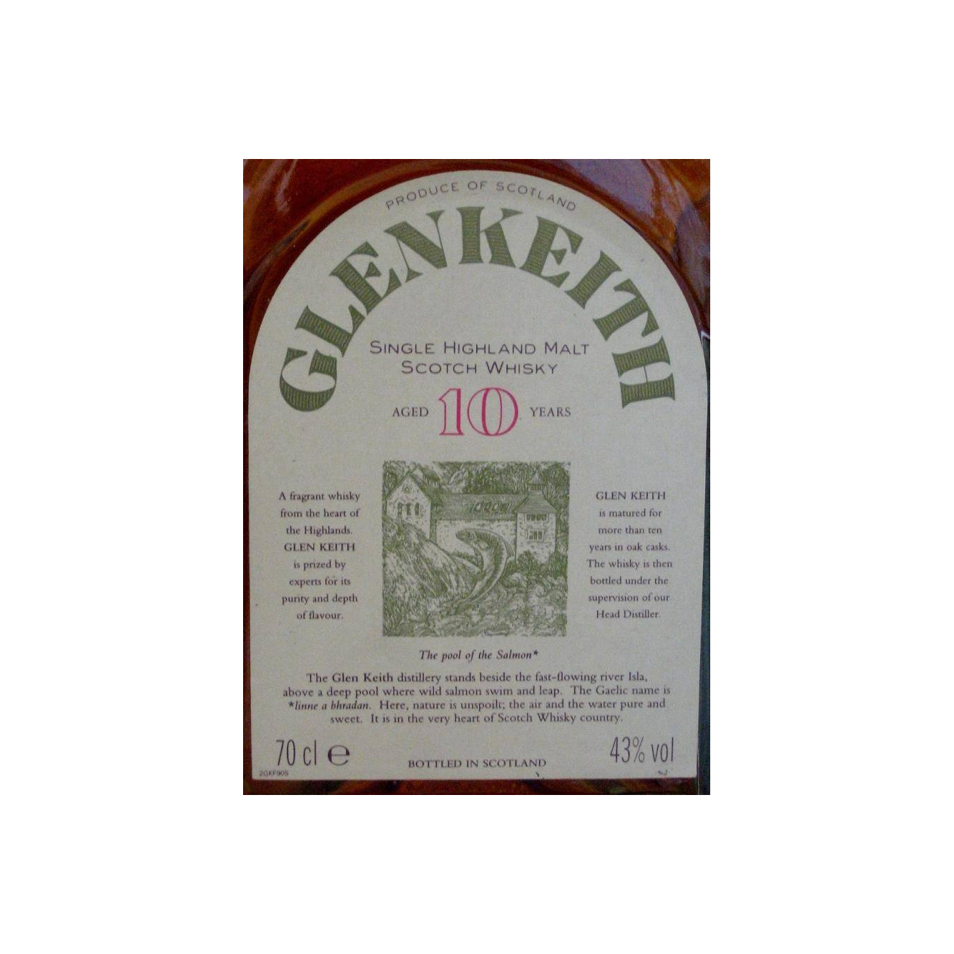 Glen Keith 10 Years Single Malt Whisky 2