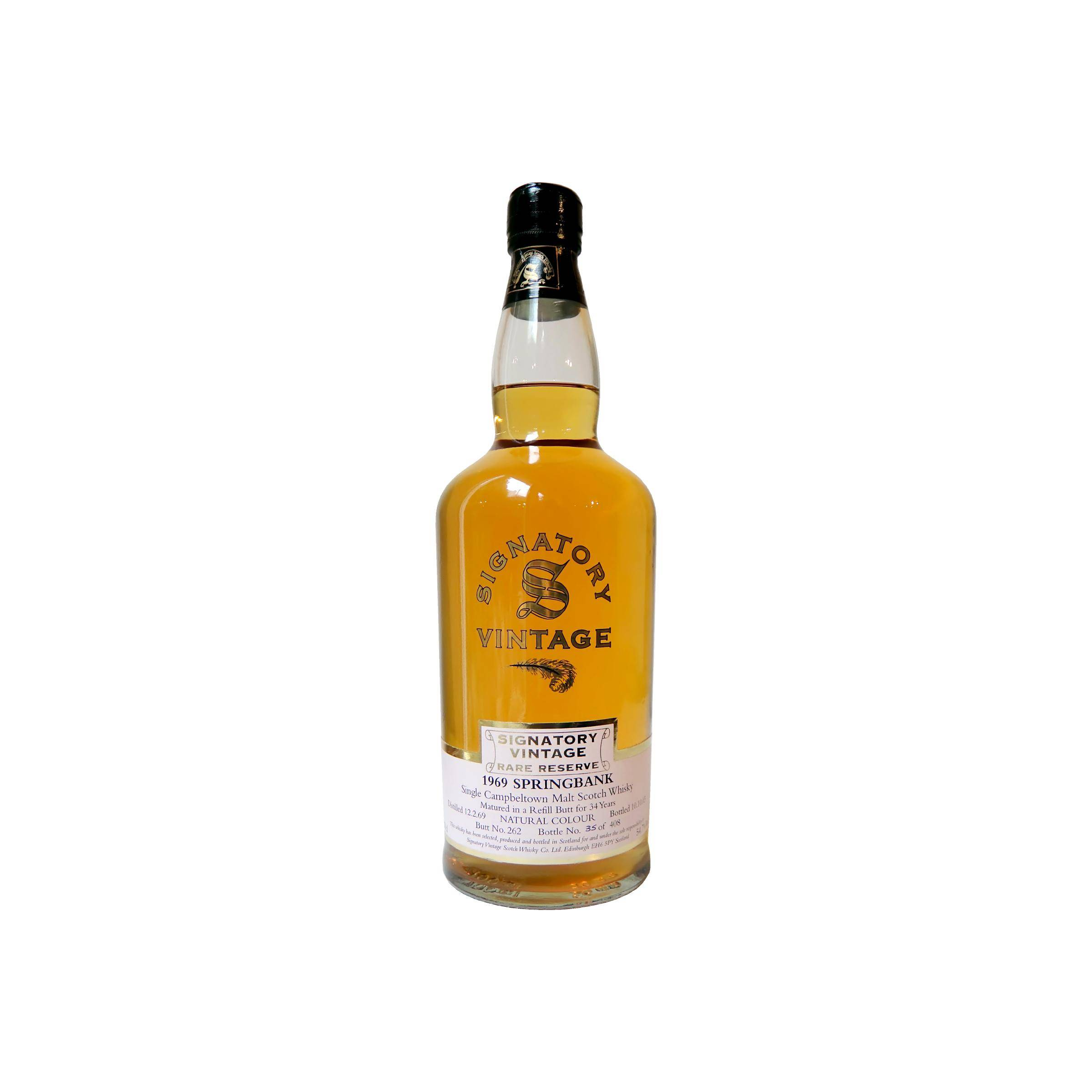 Springbank 1969 34 Years Single Malt Whisky