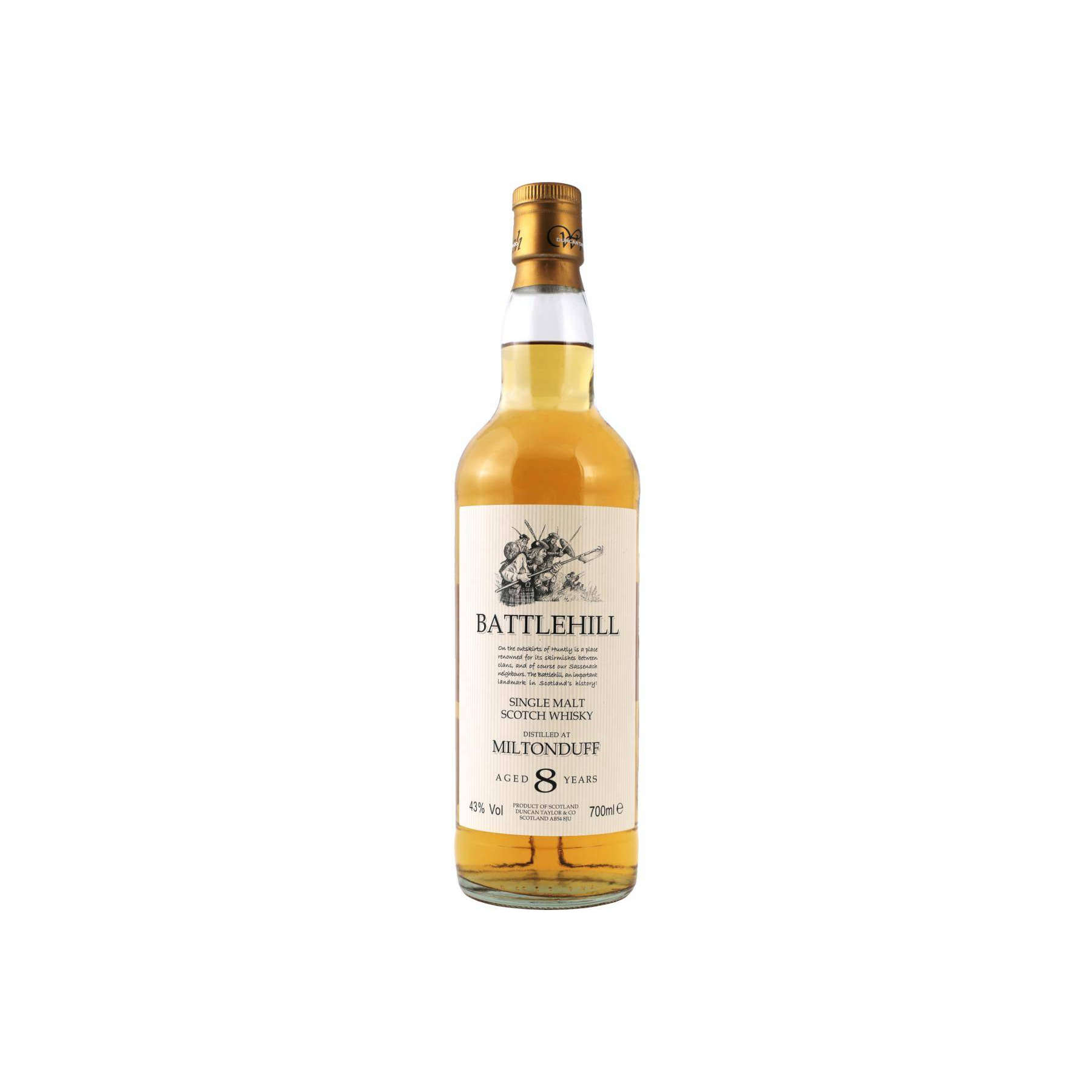Miltonduff 8 Years Single Malt Whisky