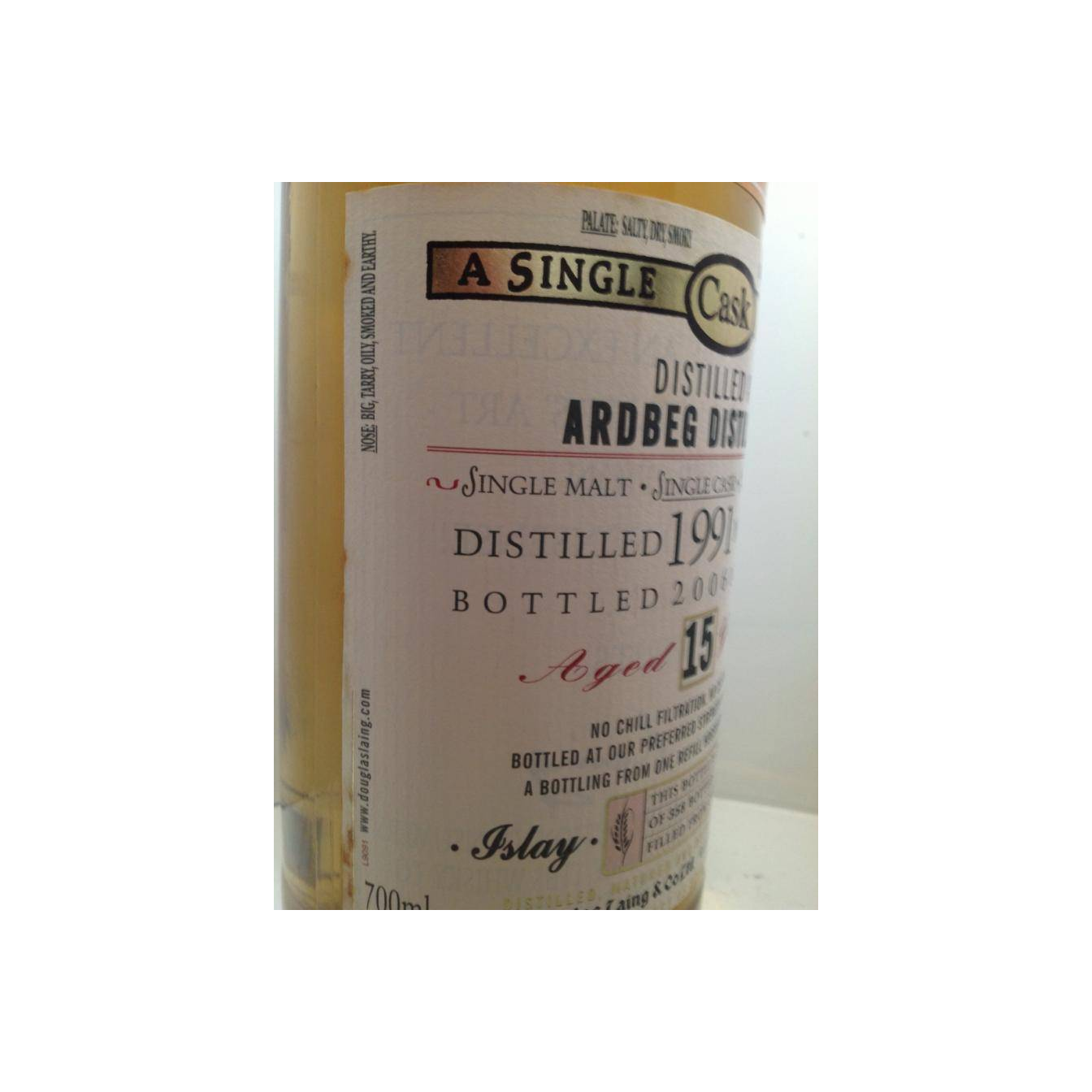 Ardbeg Old Malt Cask 1991 15 Years Single Malt Whisky 2