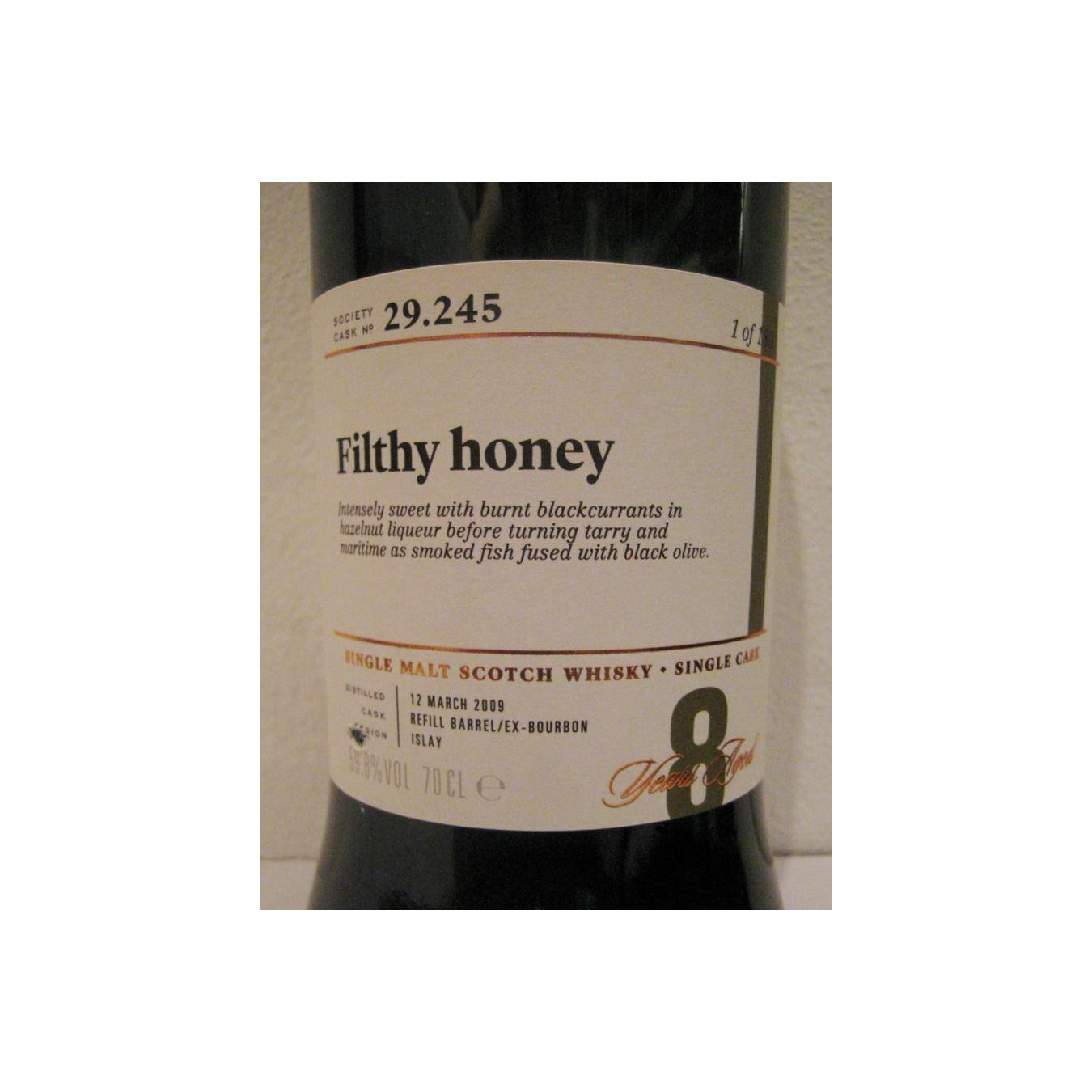 The Scotch Malt Whisky Society 2009 8 Years Single Malt Whisky 2