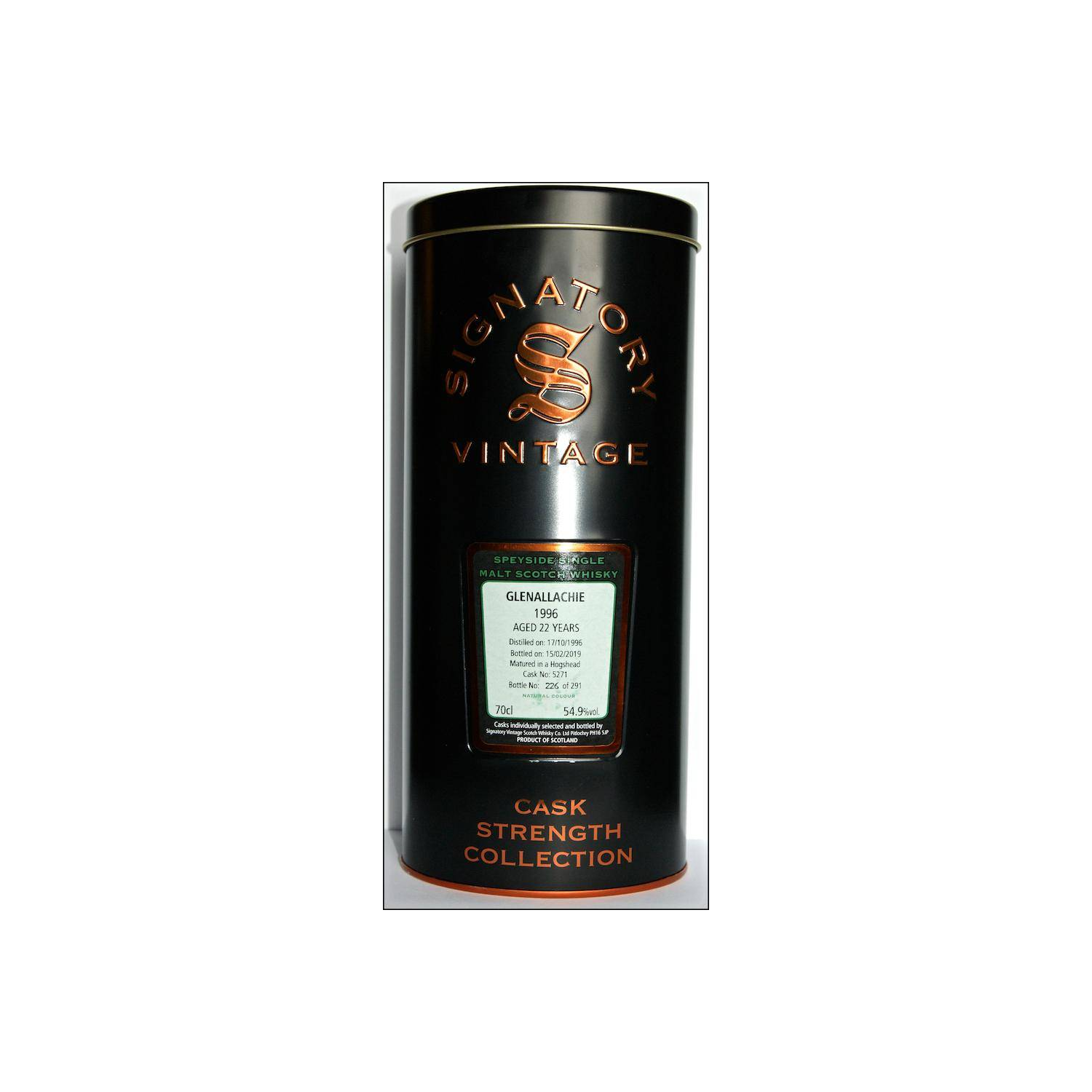 The GlenAllachie Cask Strength Collection 1996 22 Years Single Malt Whisky 2
