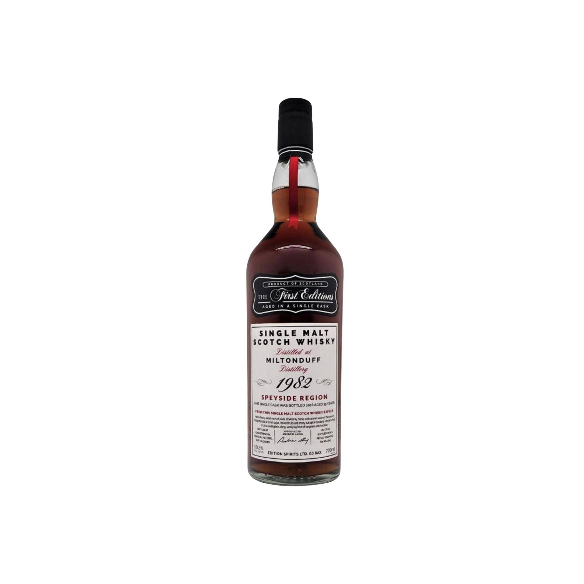 Miltonduff The First Editions 1982 35 Years Single Malt Whisky