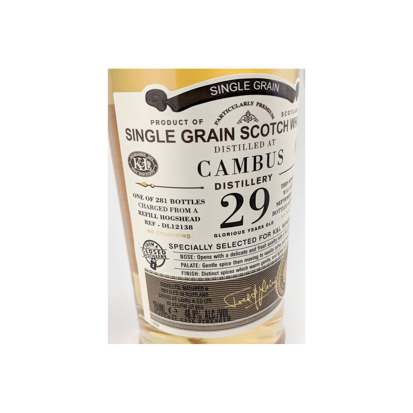 Cambus Old Particular 1988 29 Years Single Grain Whisky 3