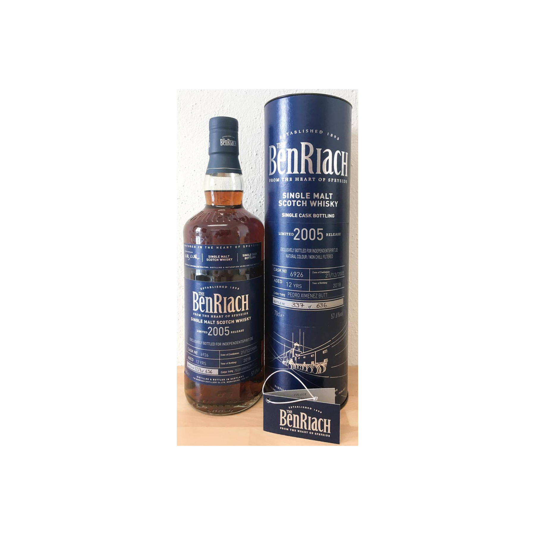BenRiach Individual Cask Bottling 2005 12 Years Single Malt Whisky 2