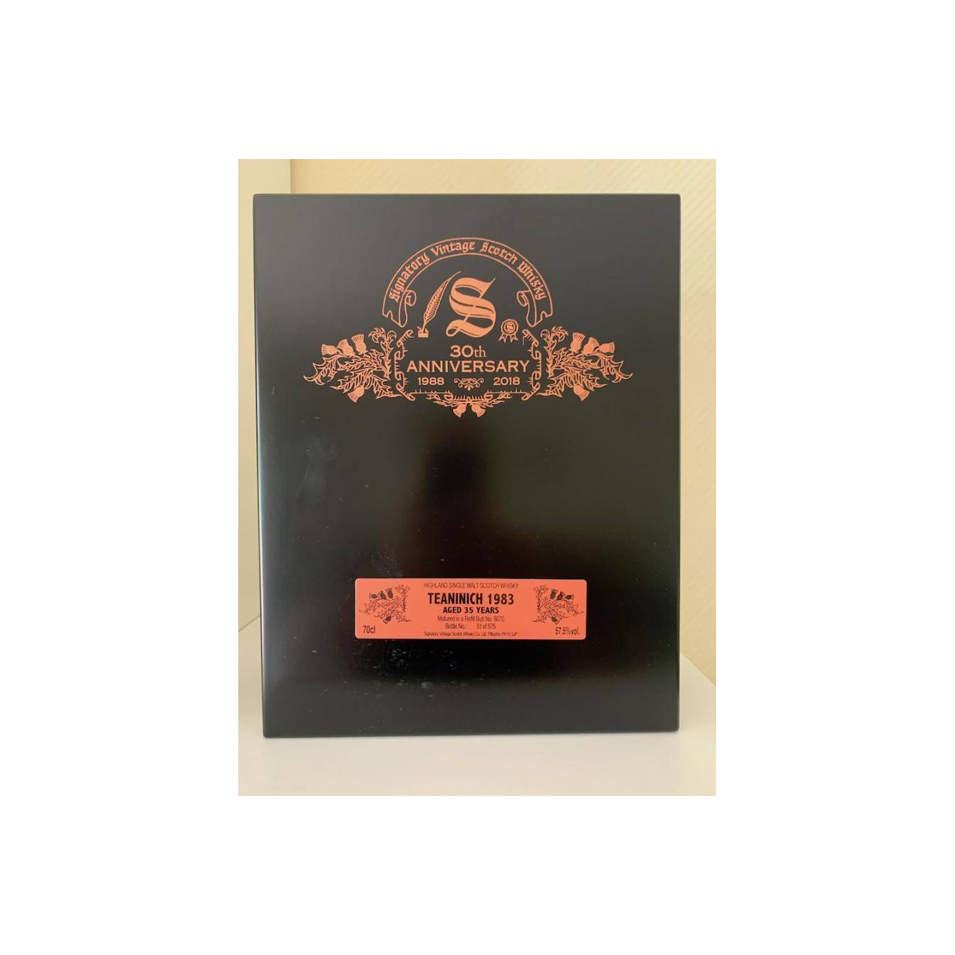 Teaninich 1983 35 Years Single Malt Whisky 2