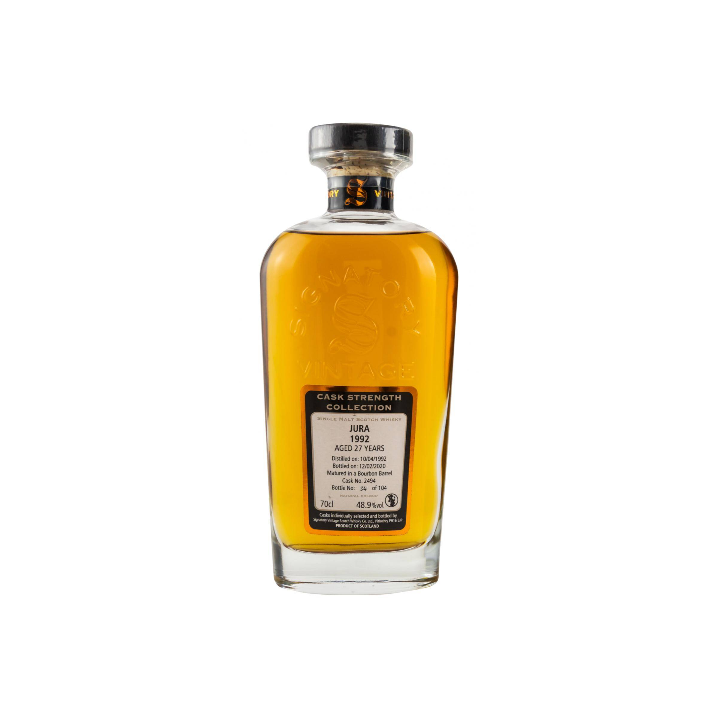 Jura Cask Strength Collection 1992 27 Years Single Malt Whisky