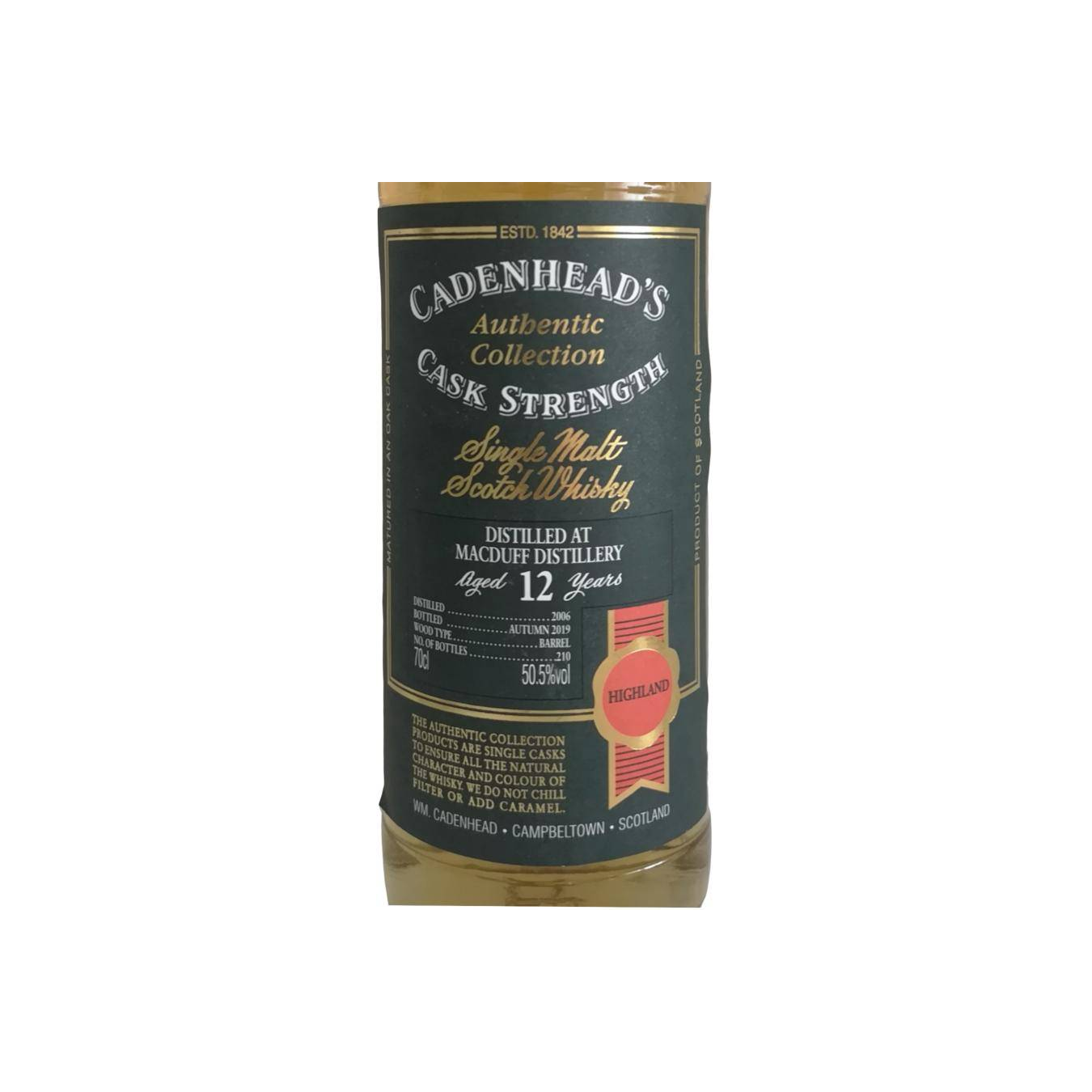 Macduff Authentic Collection 2006 12 Years Single Malt Whisky 2