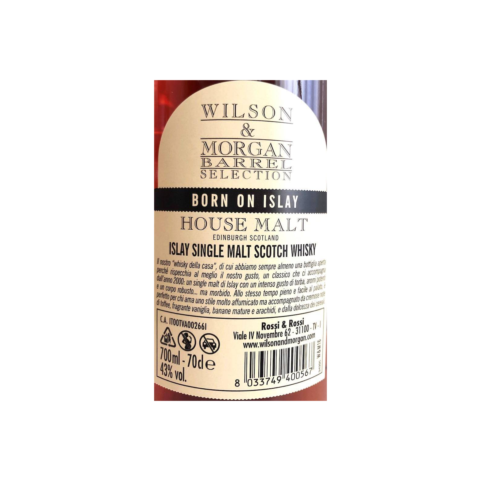 Wilson & Morgan 2014 4 Years Single Malt Whisky 2