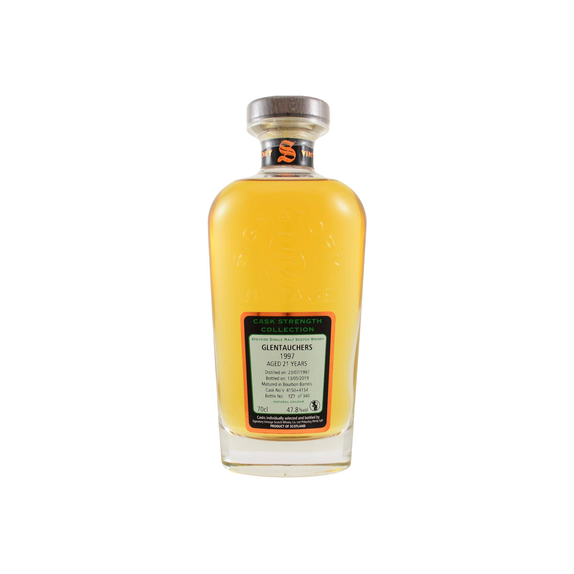 Glentauchers Cask Strength Collection 1997 21 Years Single Malt Whisky