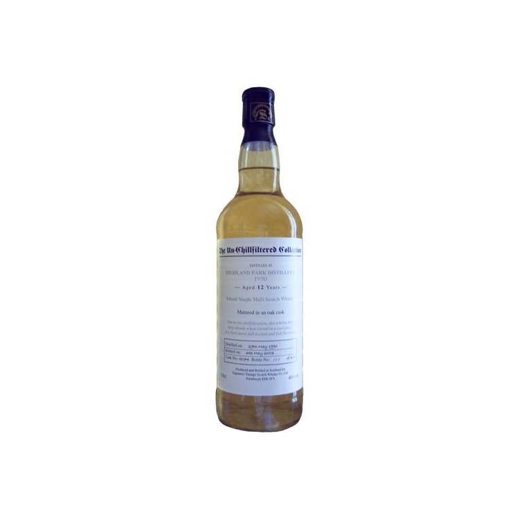 Highland Park The Un-Chillfiltered Collection 1990 12 Years Single Malt Whisky