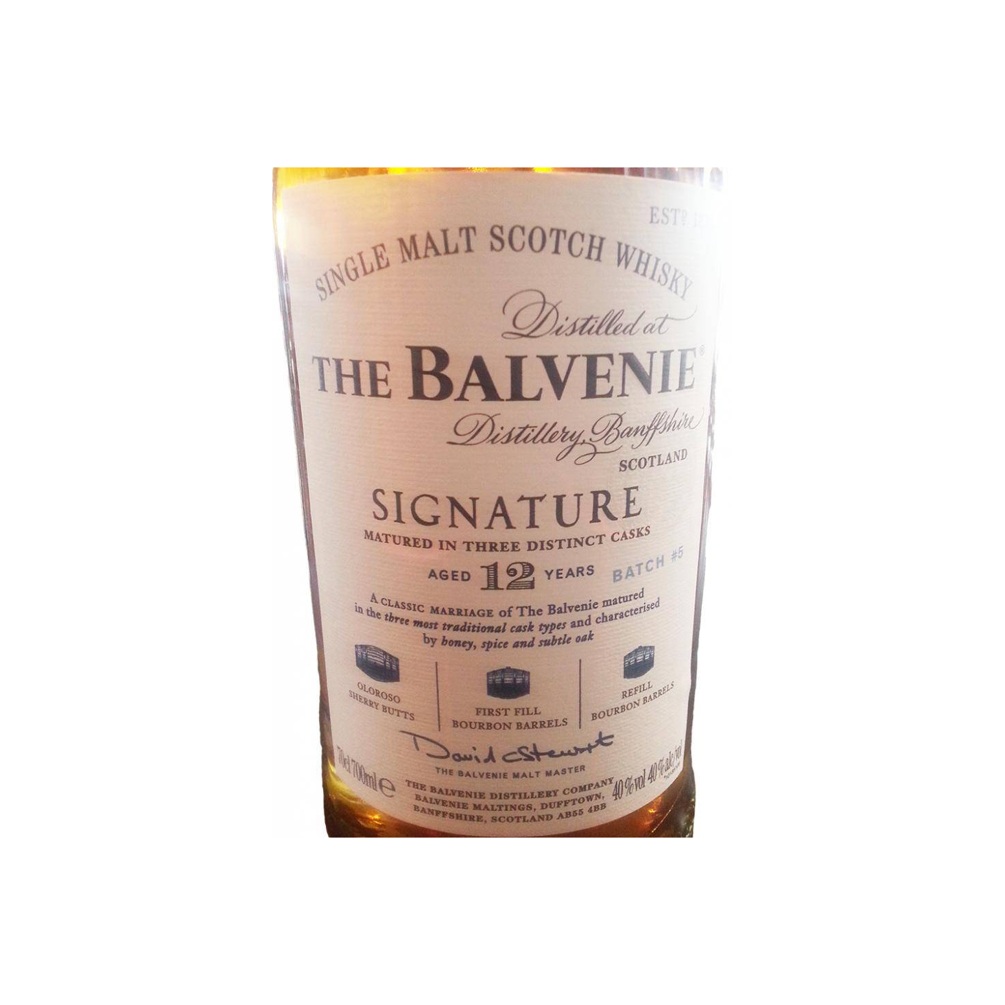 The Balvenie 12 Years Single Malt Whisky 2