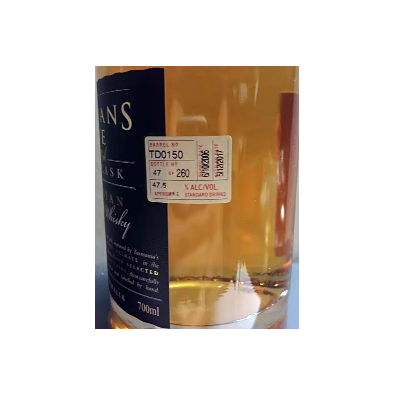 Sullivans Cove 2006 11 Years Single Malt Whisky 2