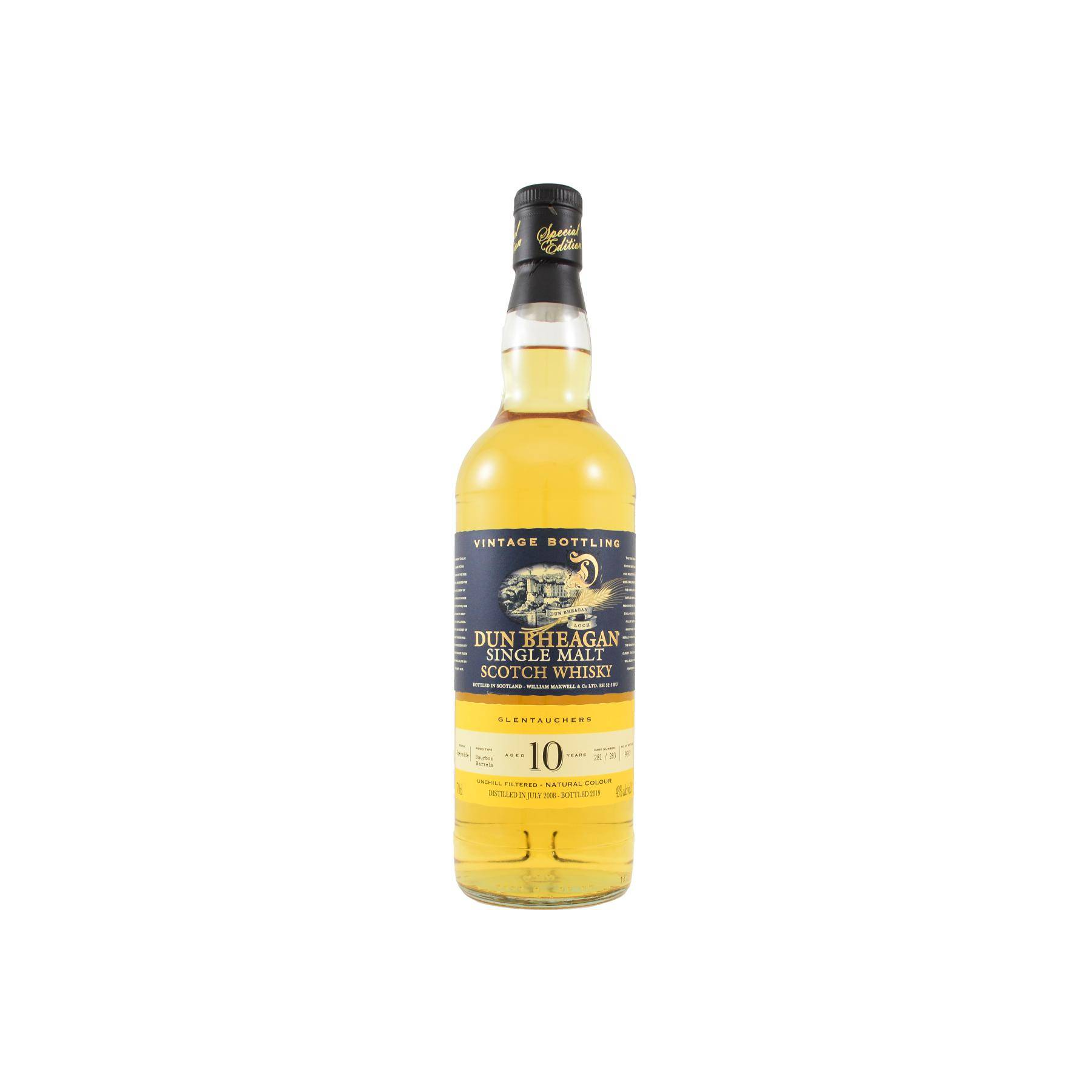 Glentauchers 2008 10 Years Single Malt Whisky