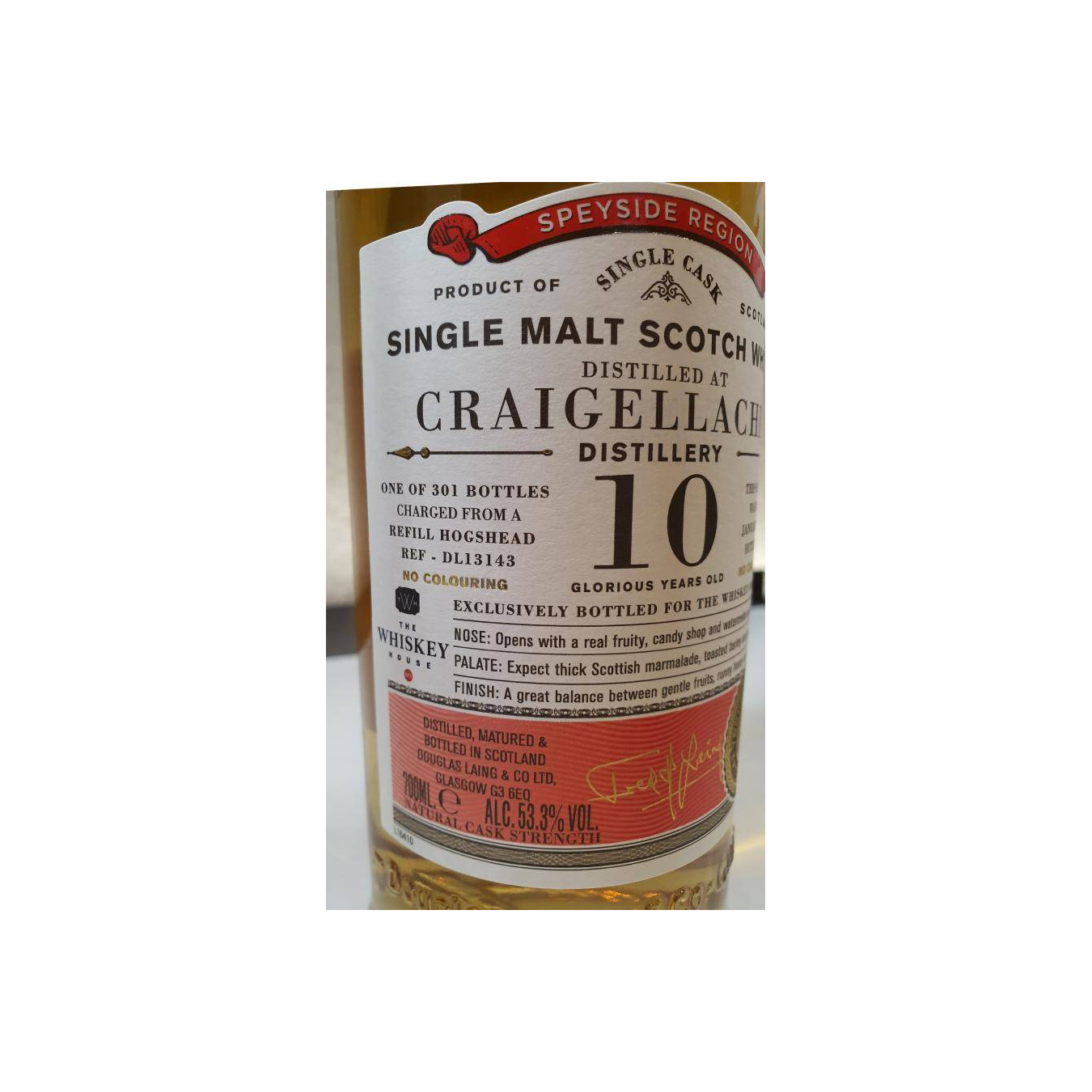 Craigellachie Old Particular 2009 10 Years Single Malt Whisky