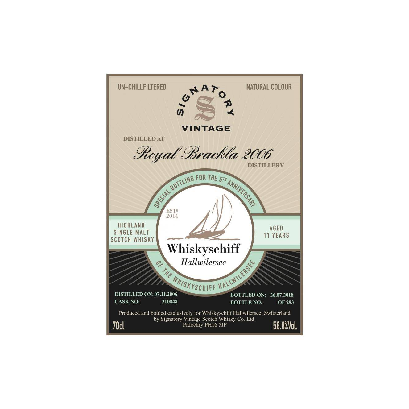 Royal Brackla 2006 11 Years Single Malt Whisky