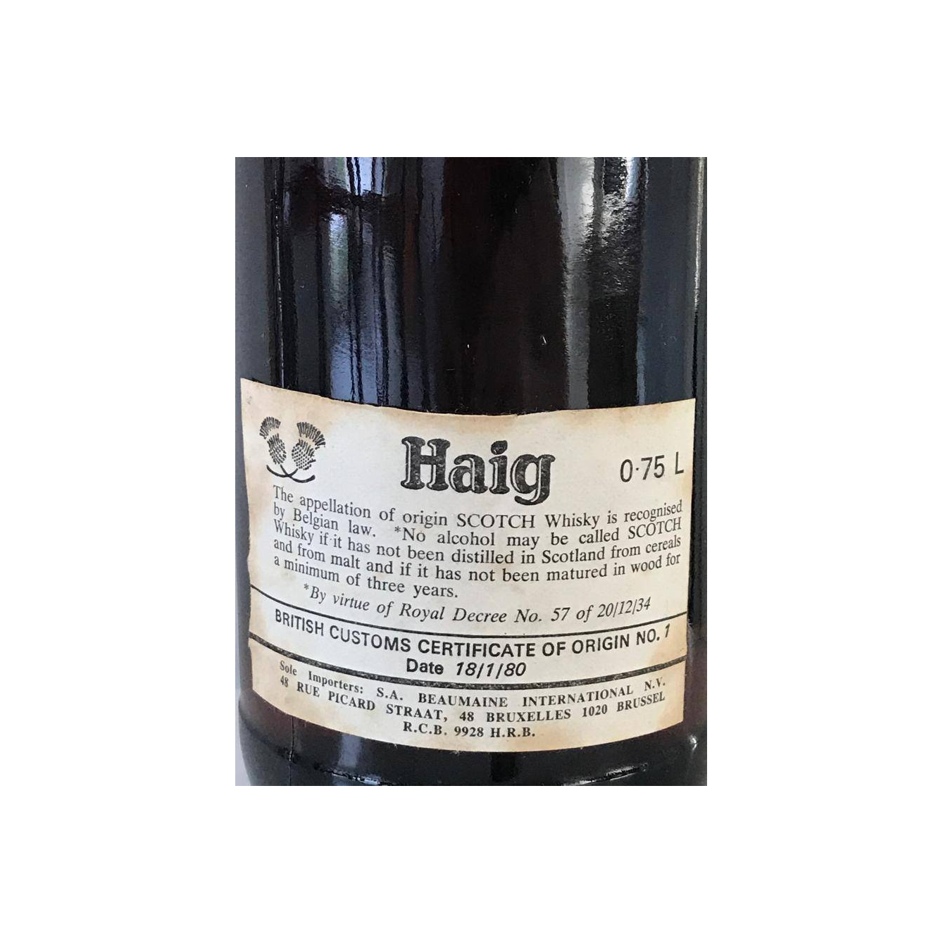 Haig Gold Label 3