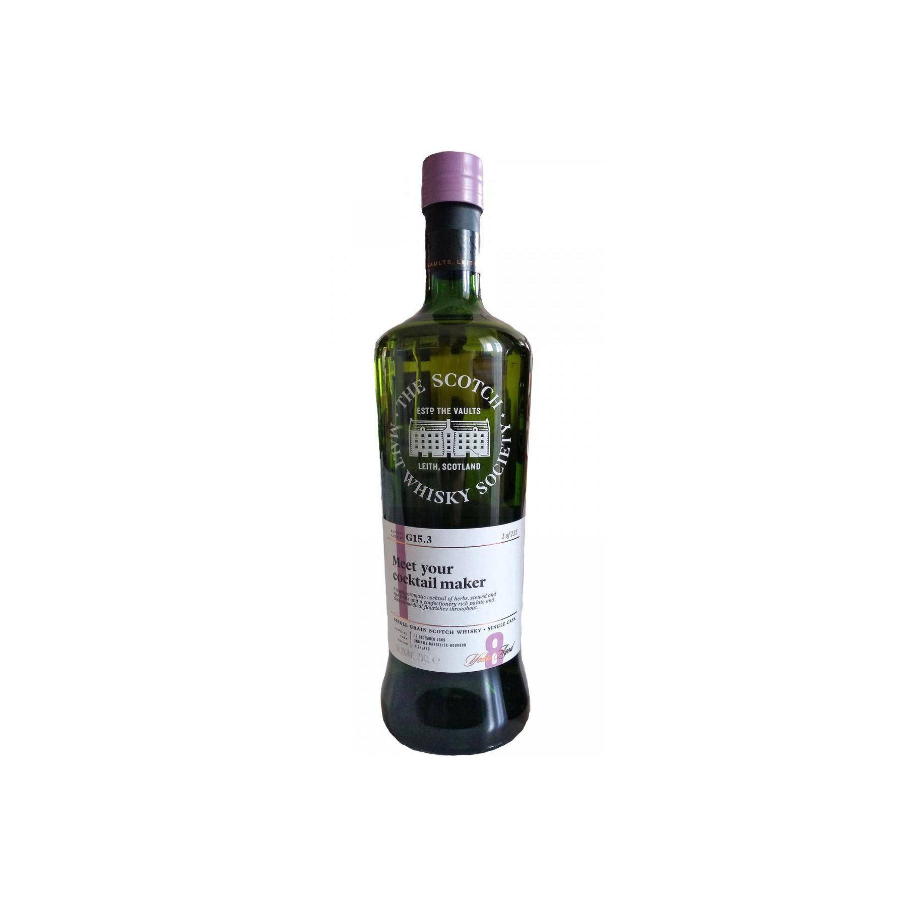 The Scotch Malt Whisky Society 2009 8 Years Single Grain Whisky