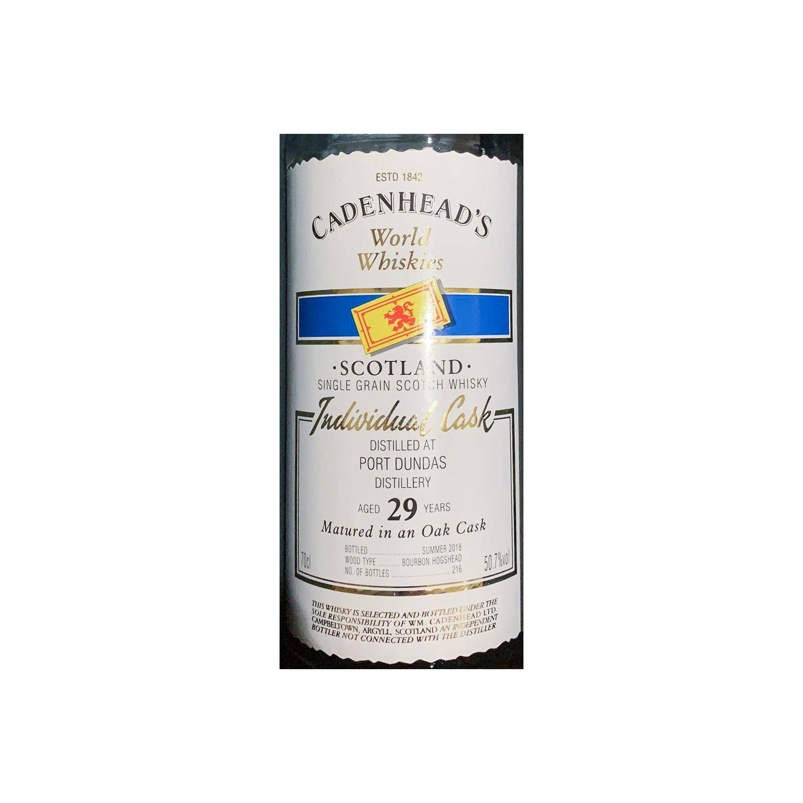 Port Dundas 1988 29 Years Single Grain Whisky