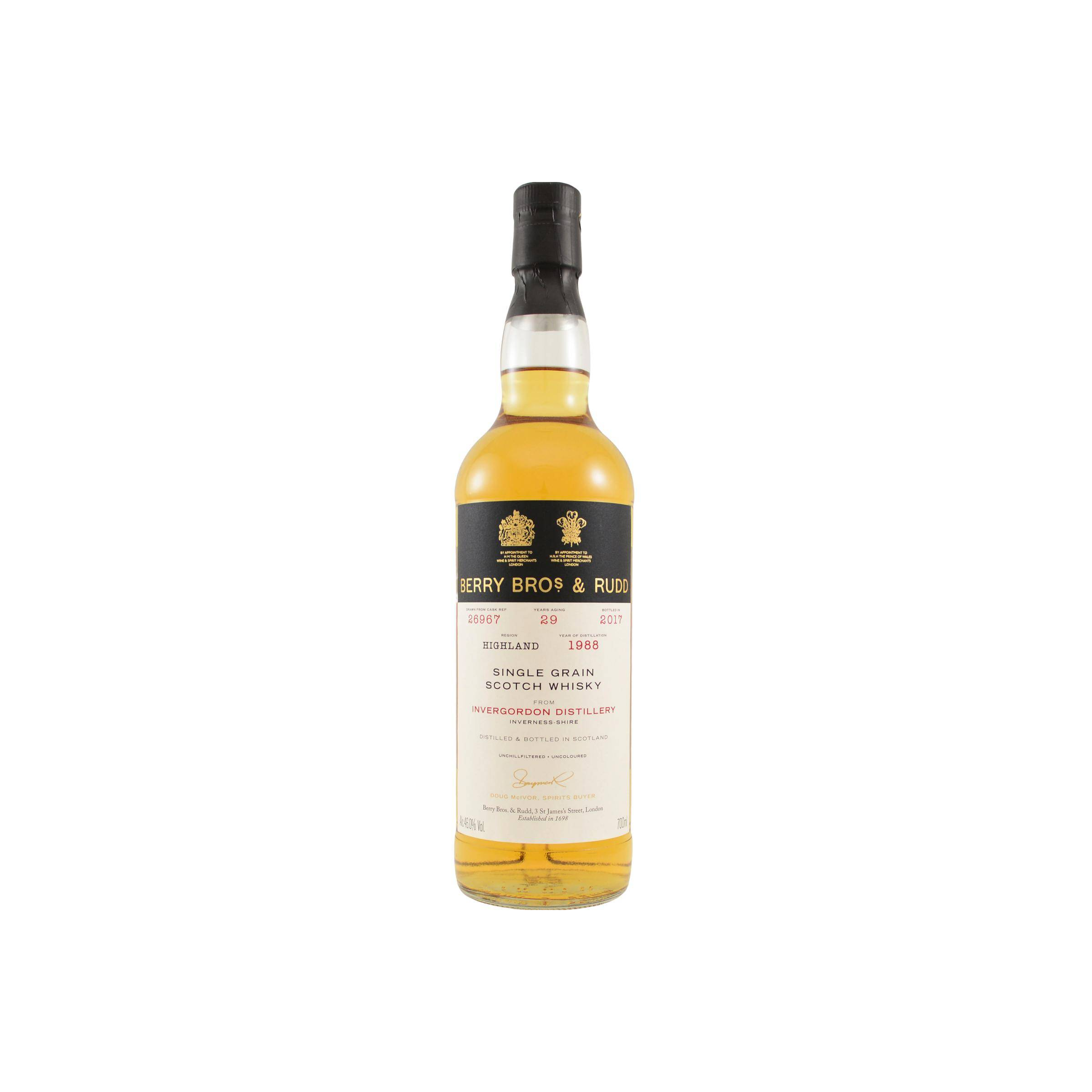 Invergordon 1988 29 Years Single Grain Whisky