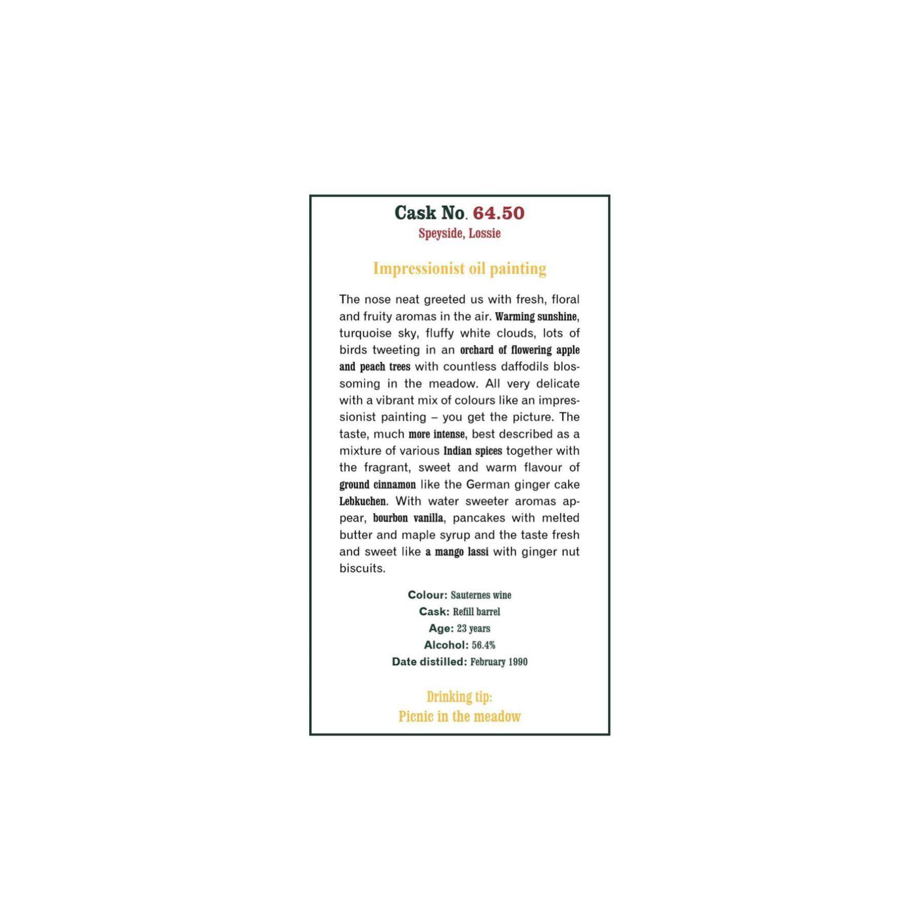 The Scotch Malt Whisky Society 1990 23 Years Single Malt Whisky 2