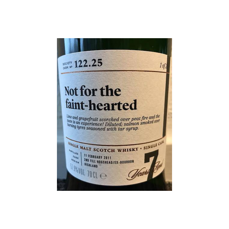 The Scotch Malt Whisky Society 2011 7 Years Single Malt Whisky 2