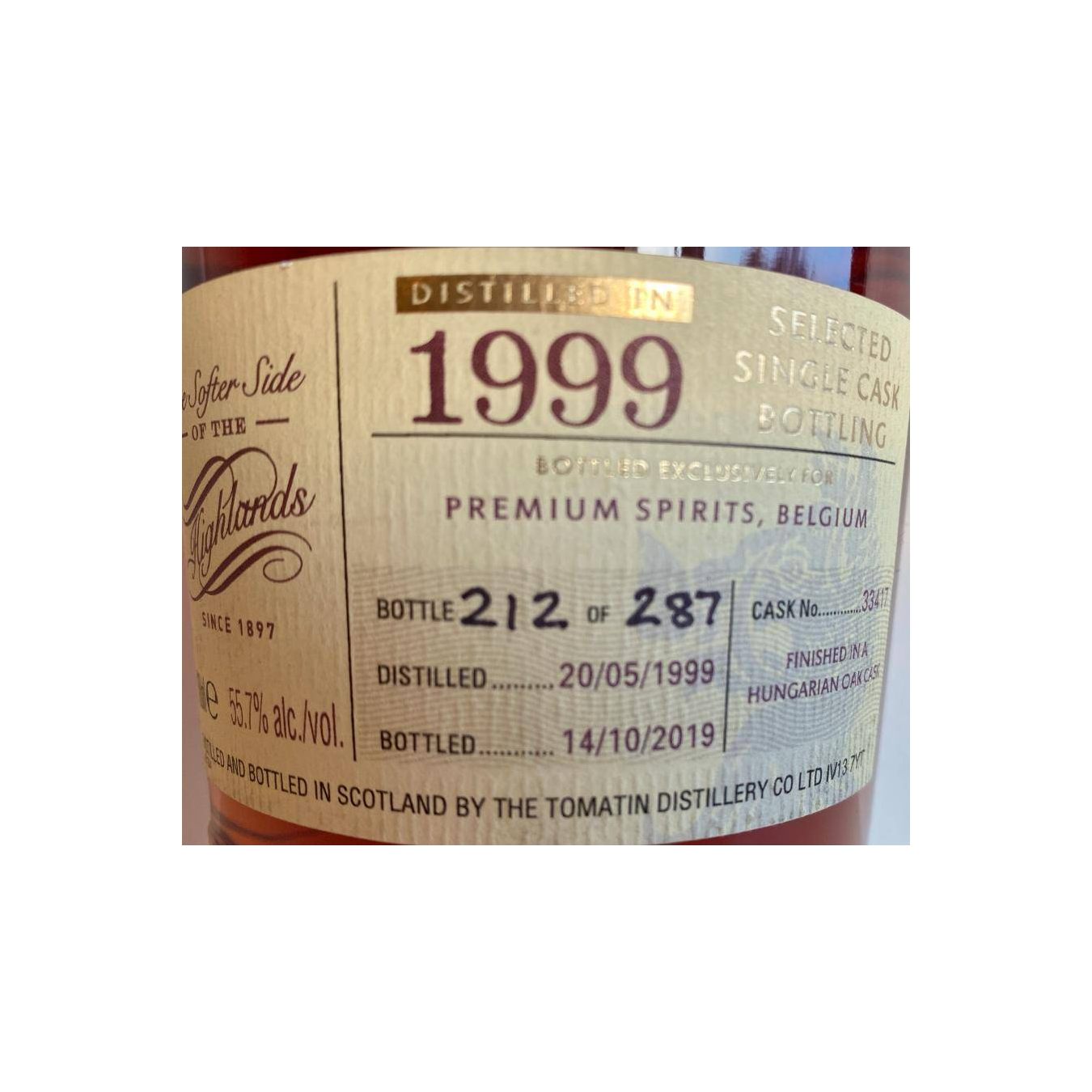 Tomatin 1999 20 Years Single Malt Whisky 2