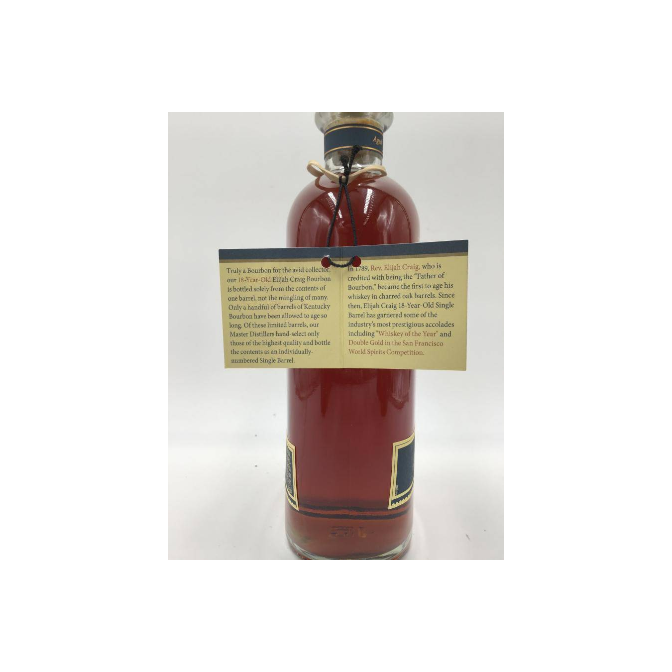 Elijah Craig Single Cask 18 Years Bourbon Whisky 2