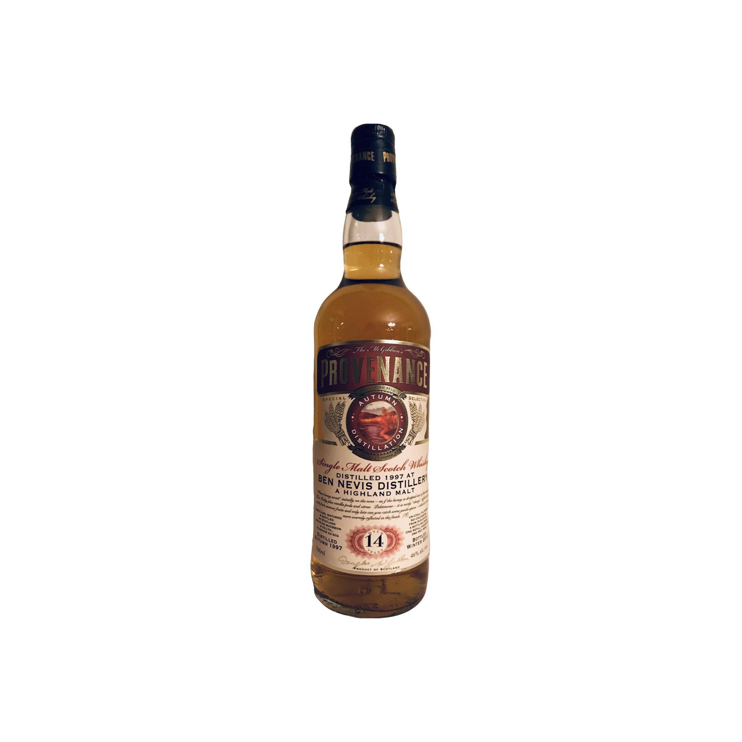 Ben Nevis McGibbon's Provenance 1997 14 Years Single Malt Whisky