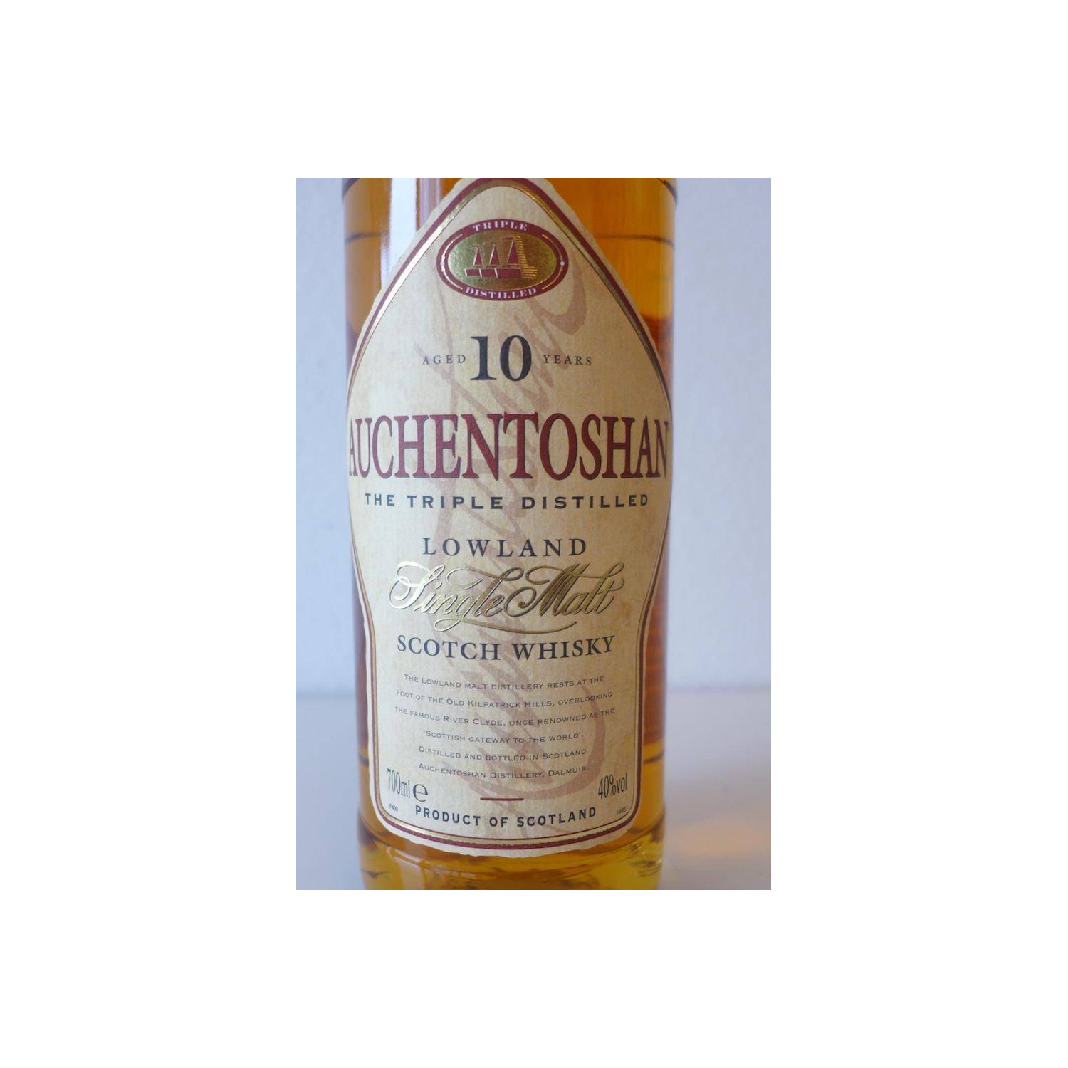 Auchentoshan 10 Years Single Malt Whisky 2