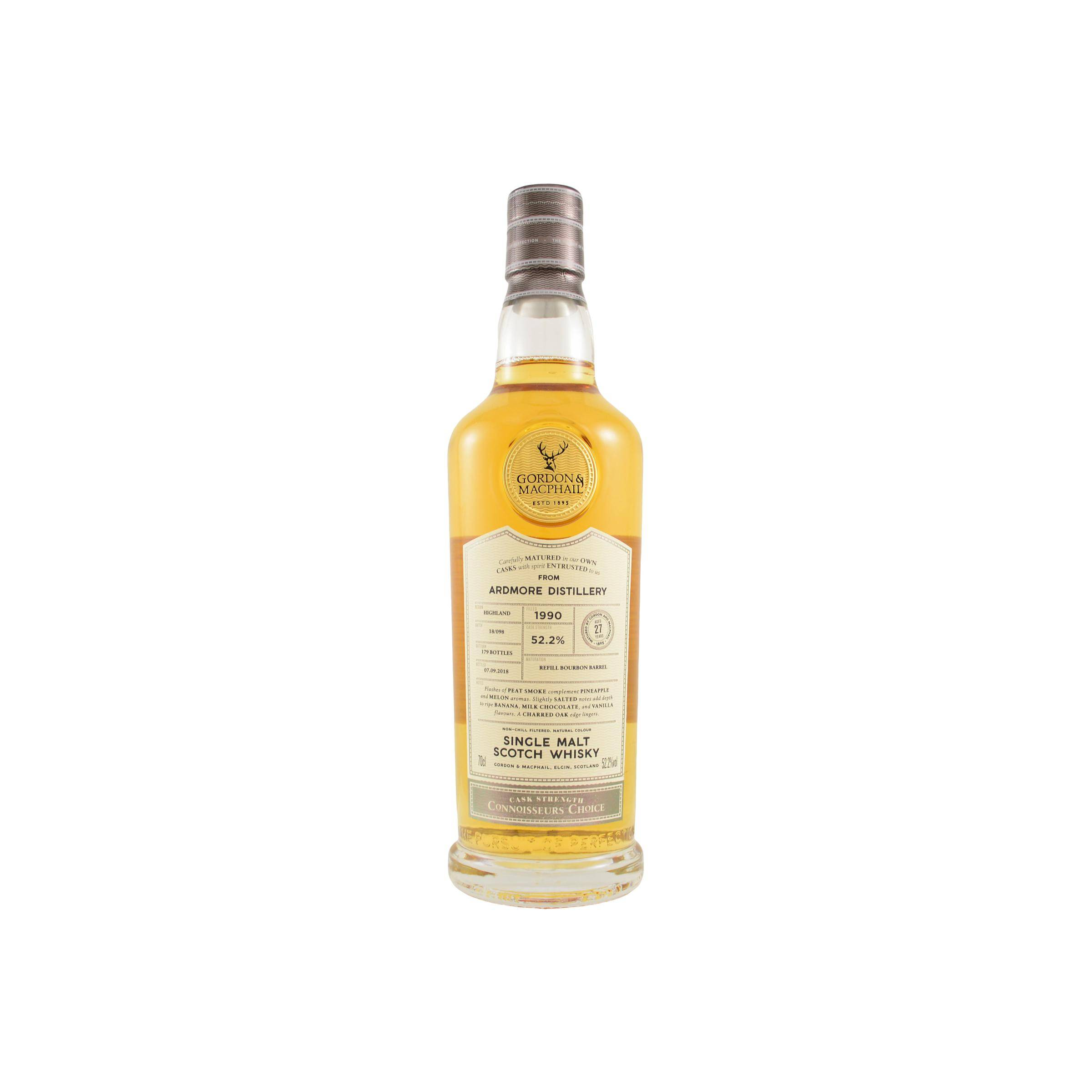 Ardmore Connoisseurs Choice - Cask Strength 1990 27 Years Single Malt Whisky