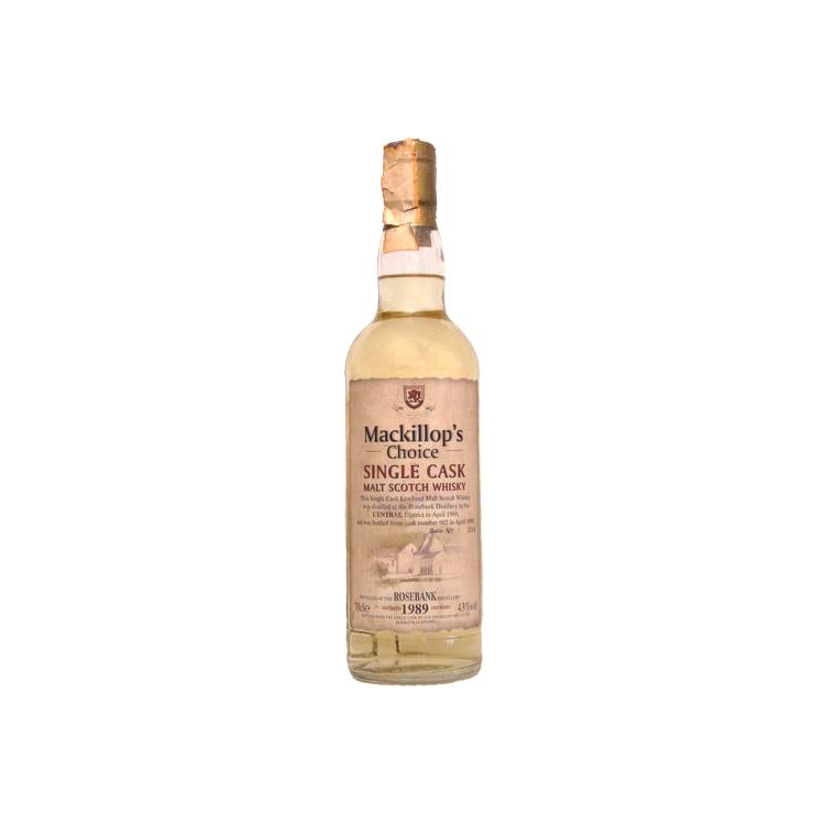 Rosebank Single Cask 1989 10 Years Single Malt Whisky