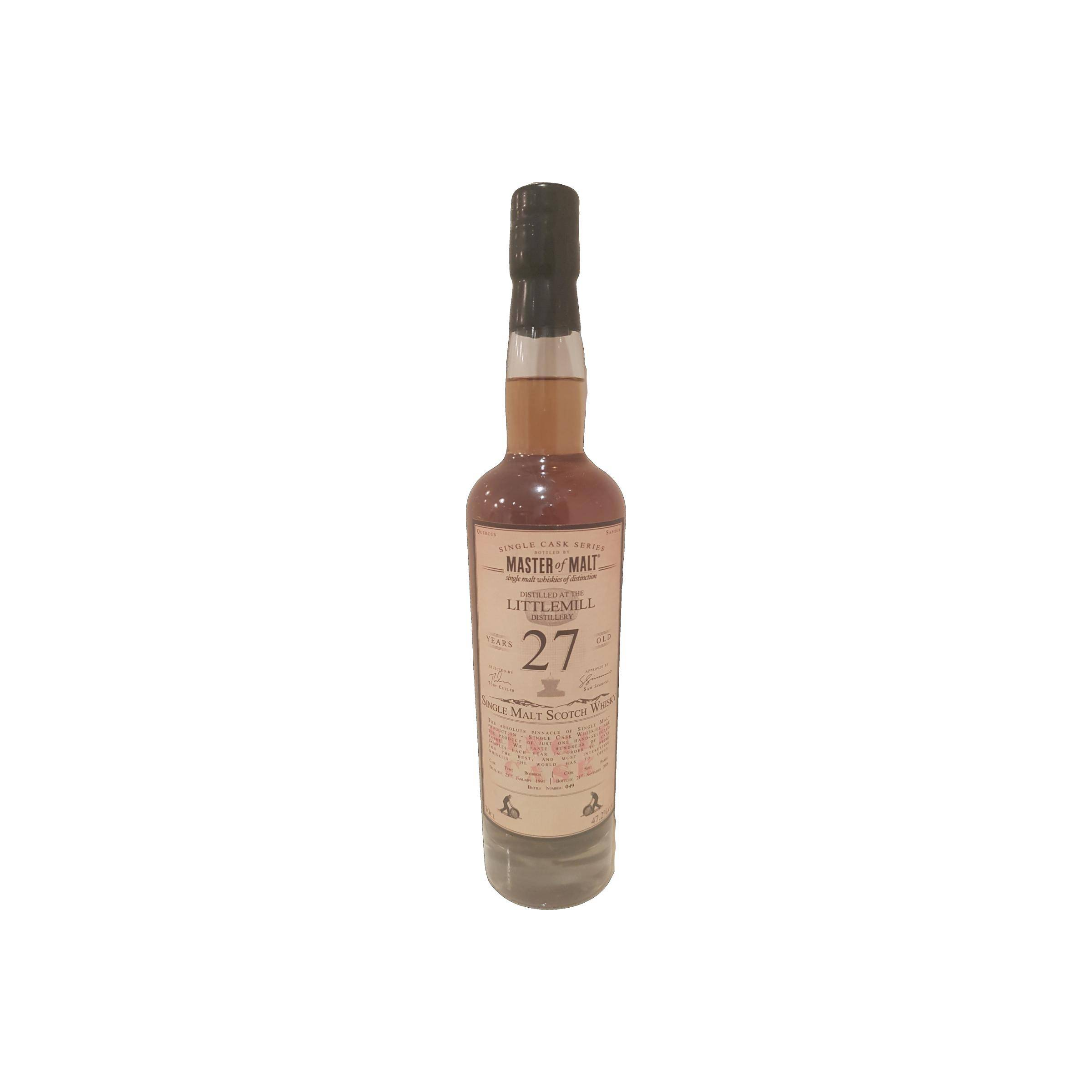 Littlemill Single Cask 1991 27 Years Single Malt Whisky