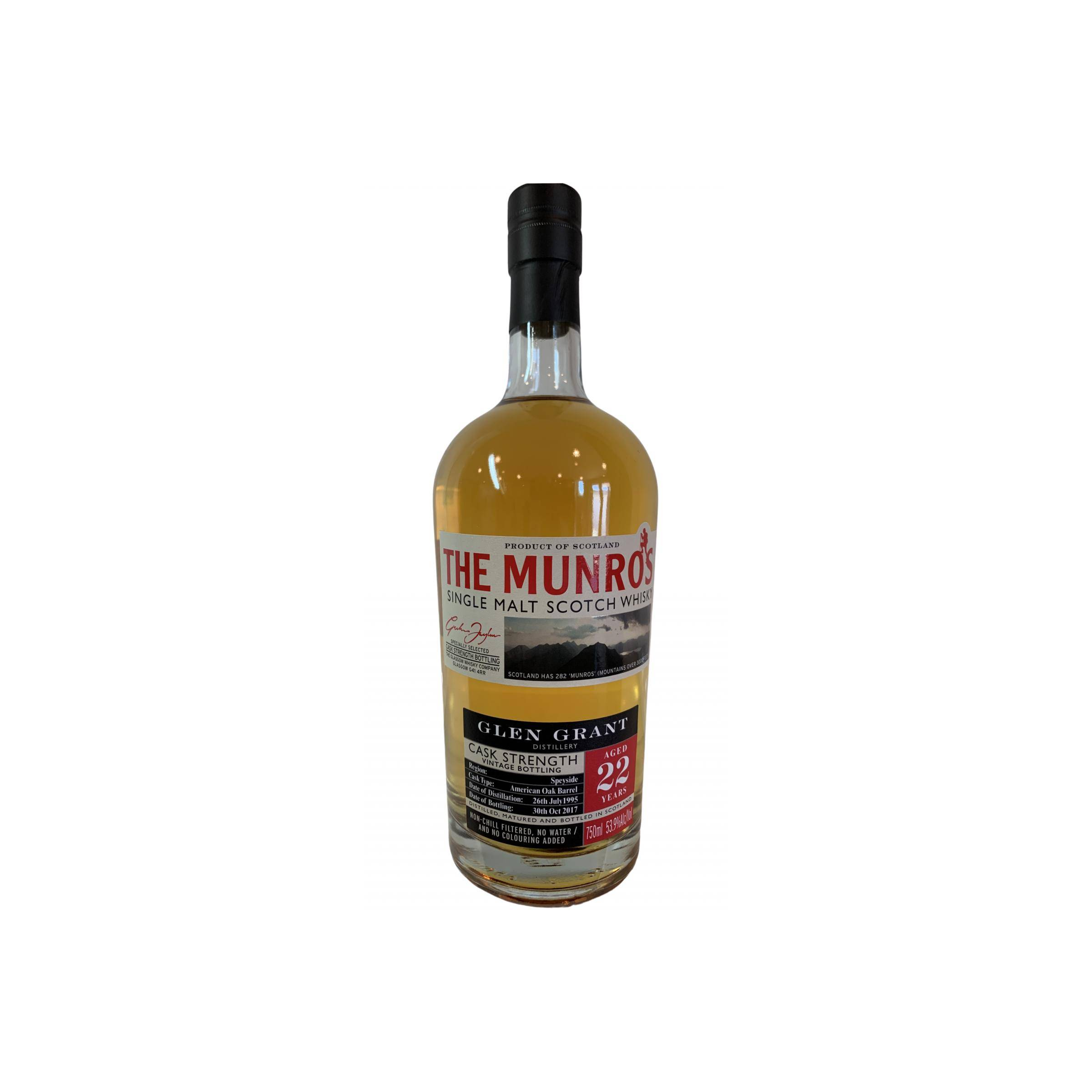 Glen Grant 1995 22 Years Single Malt Whisky
