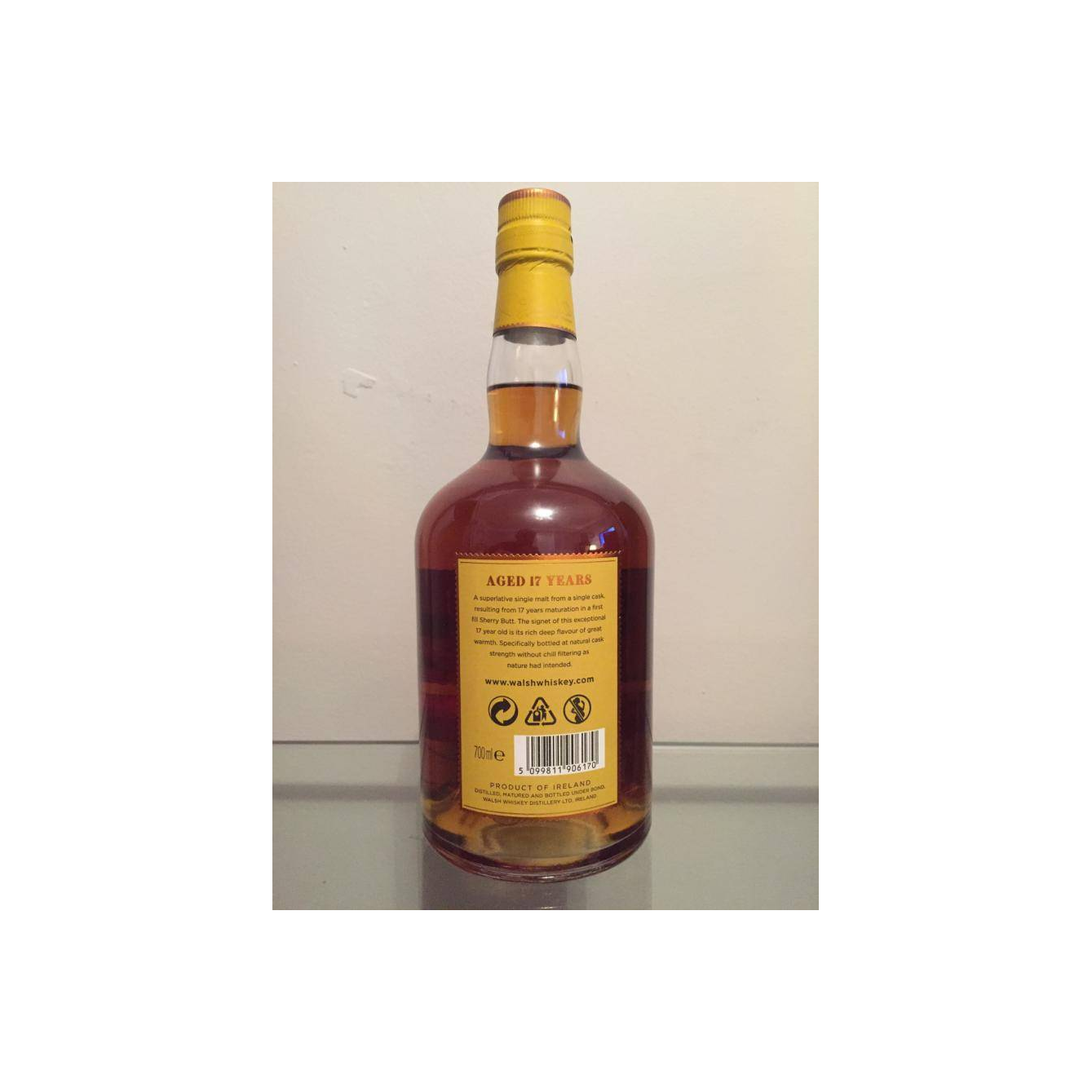 The Irishman Single Cask 2001 17 Years Single Malt Whisky 2