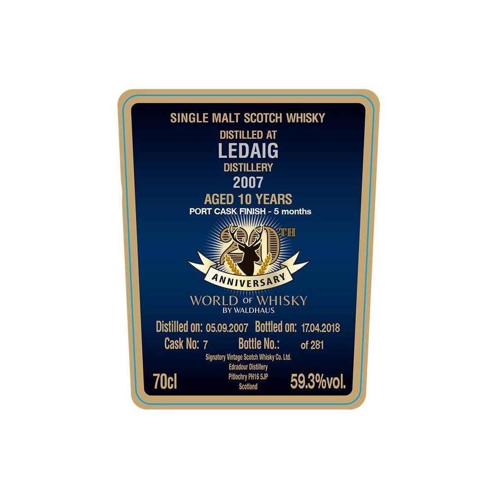 Tobermory Cask Strength Collection 2007 10 Years Single Malt Whisky 2