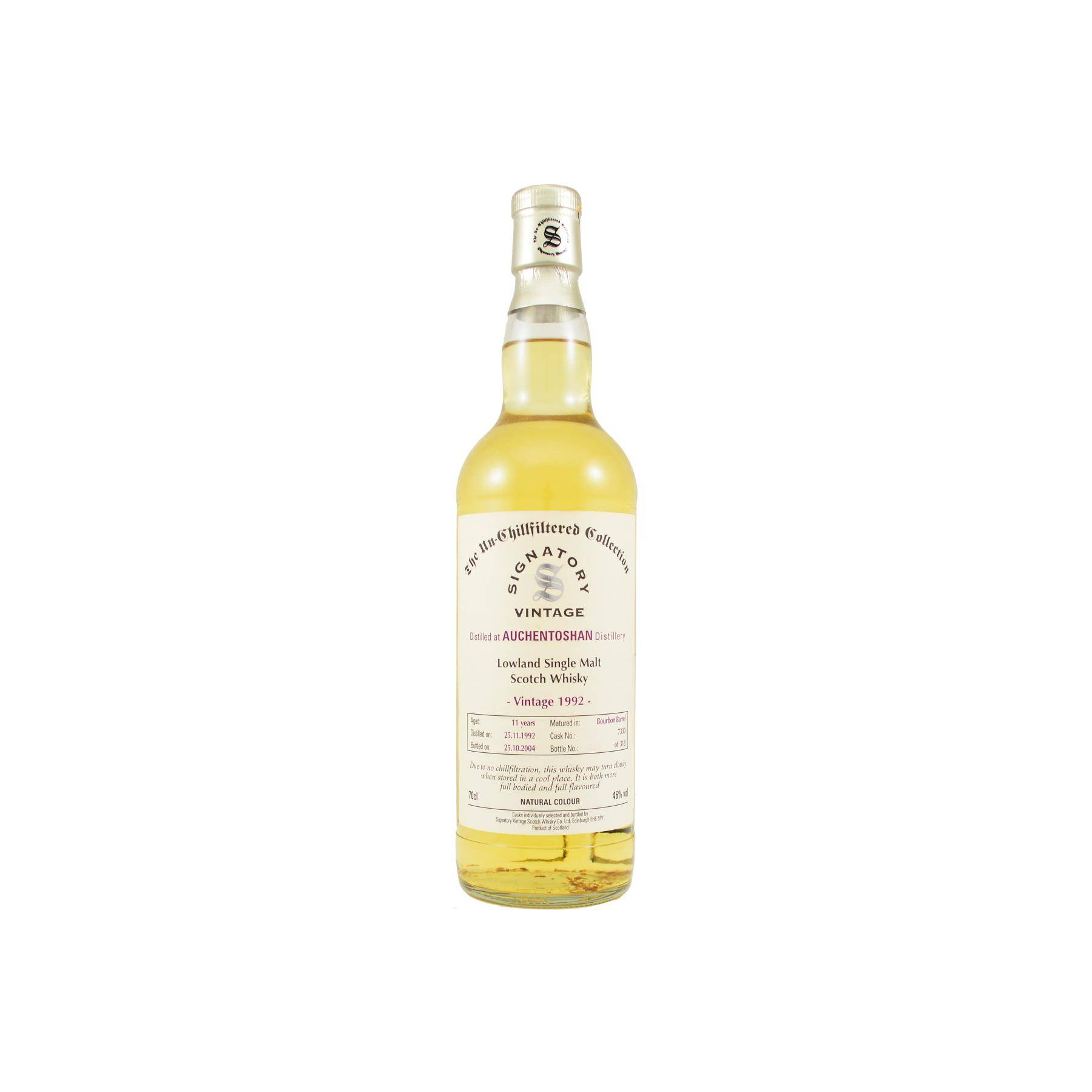 Auchentoshan The Un-Chillfiltered Collection 1992 11 Years Single Malt Whisky
