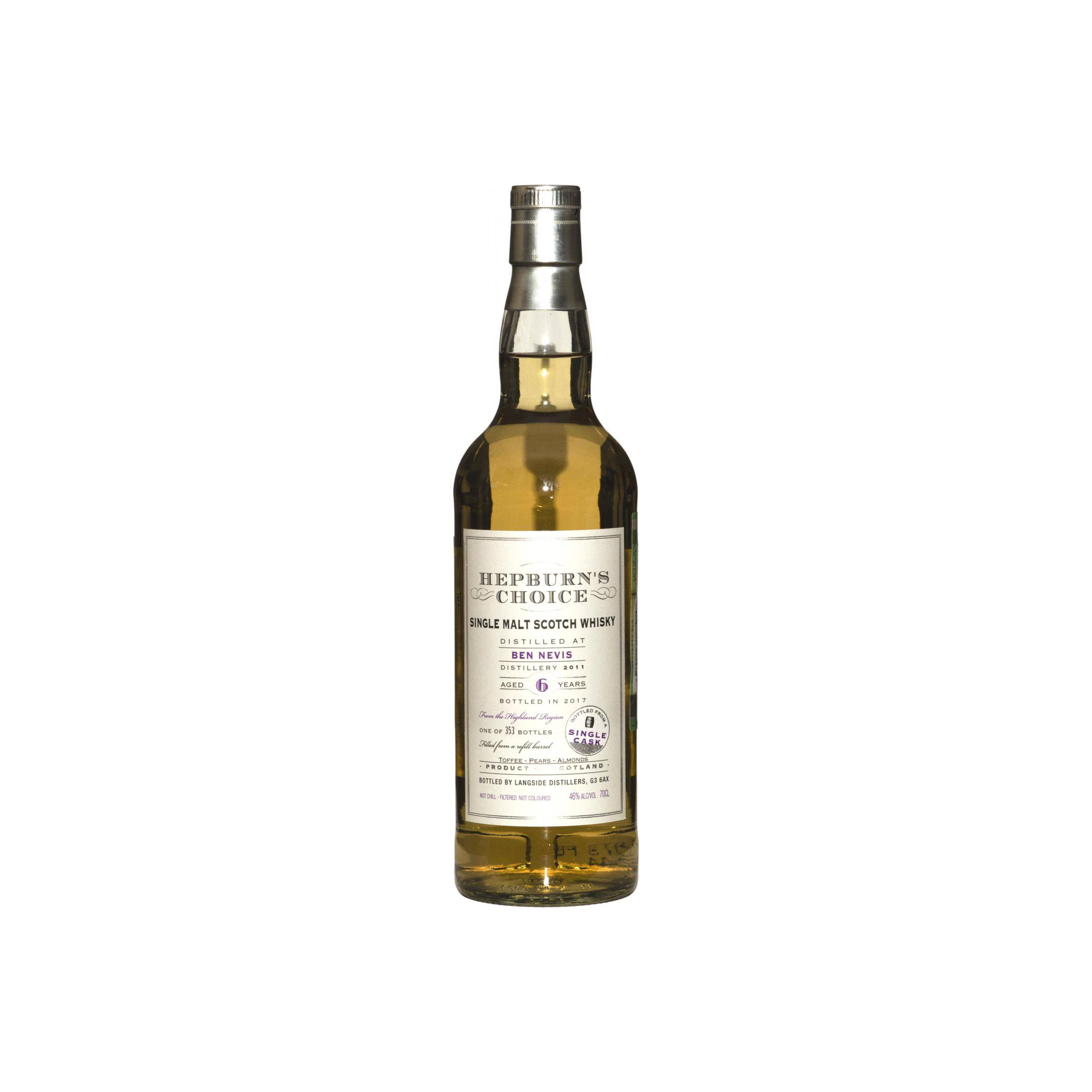 Ben Nevis 2011 6 Years Single Malt Whisky