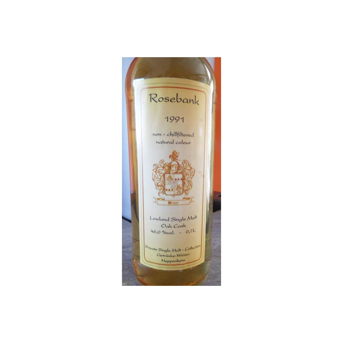 Rosebank 1991 12 Years Single Malt Whisky