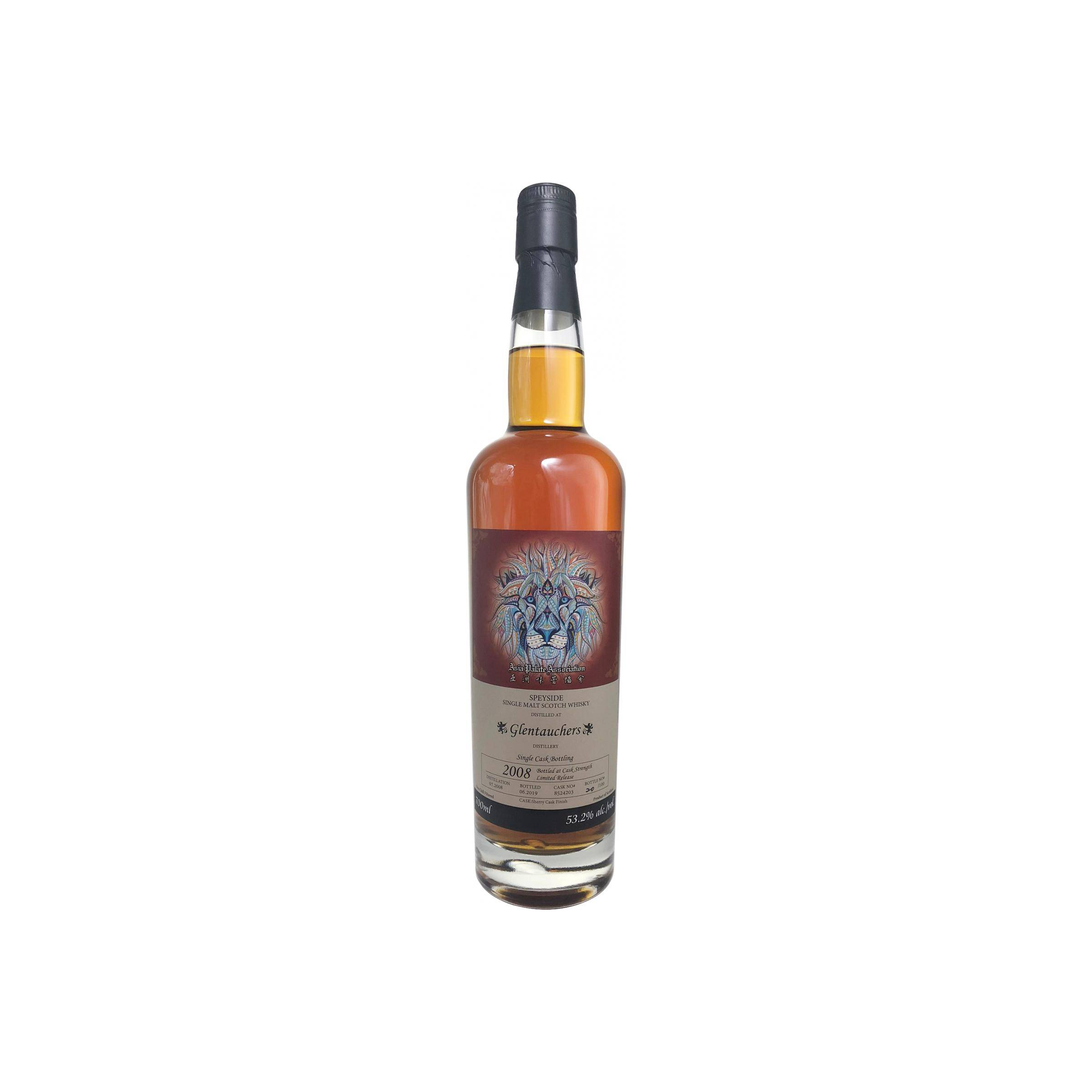 Glentauchers Individual Cask Bottling 2008 10 Years Single Malt Whisky