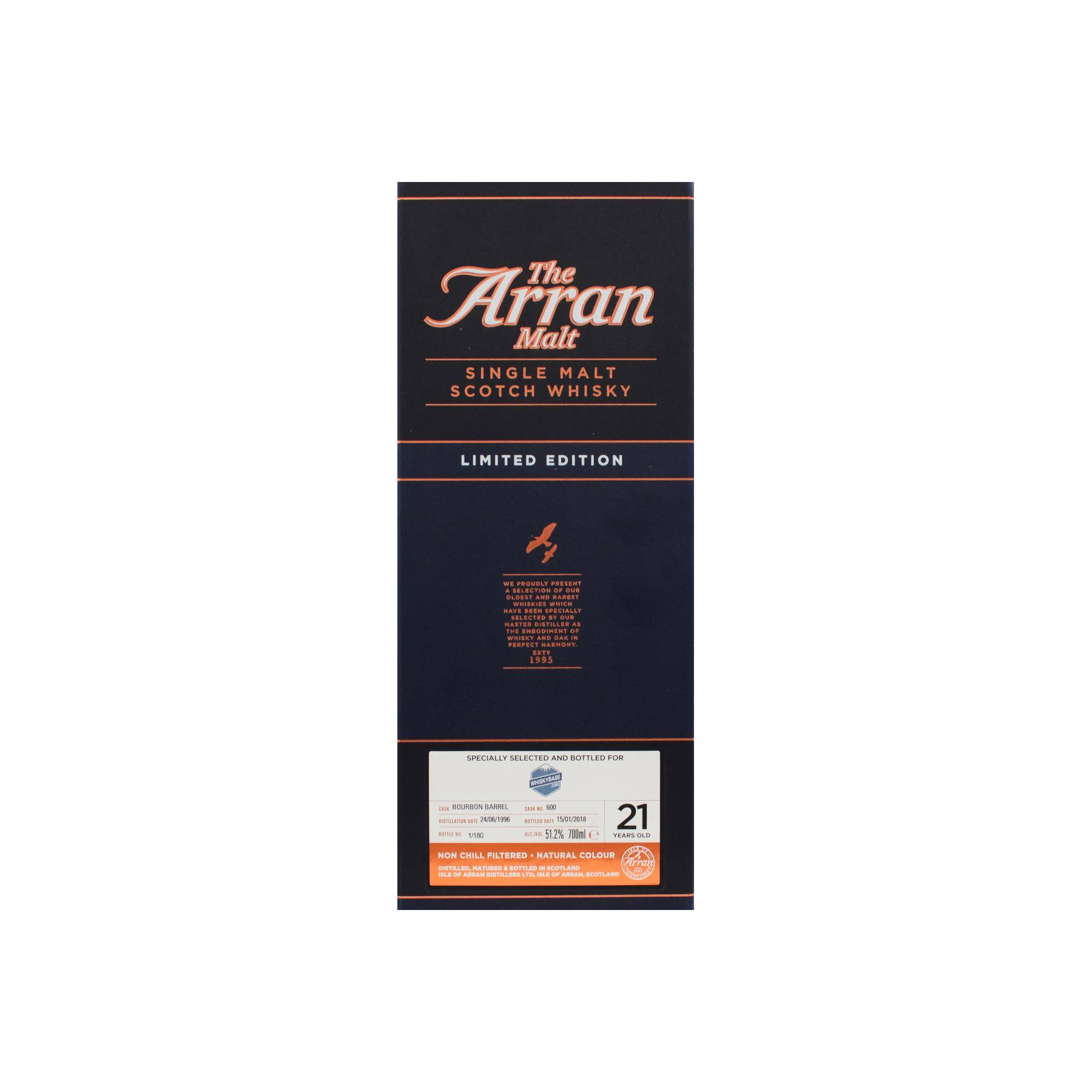 Arran Limited Edition 1996 21 Years Single Malt Whisky 2